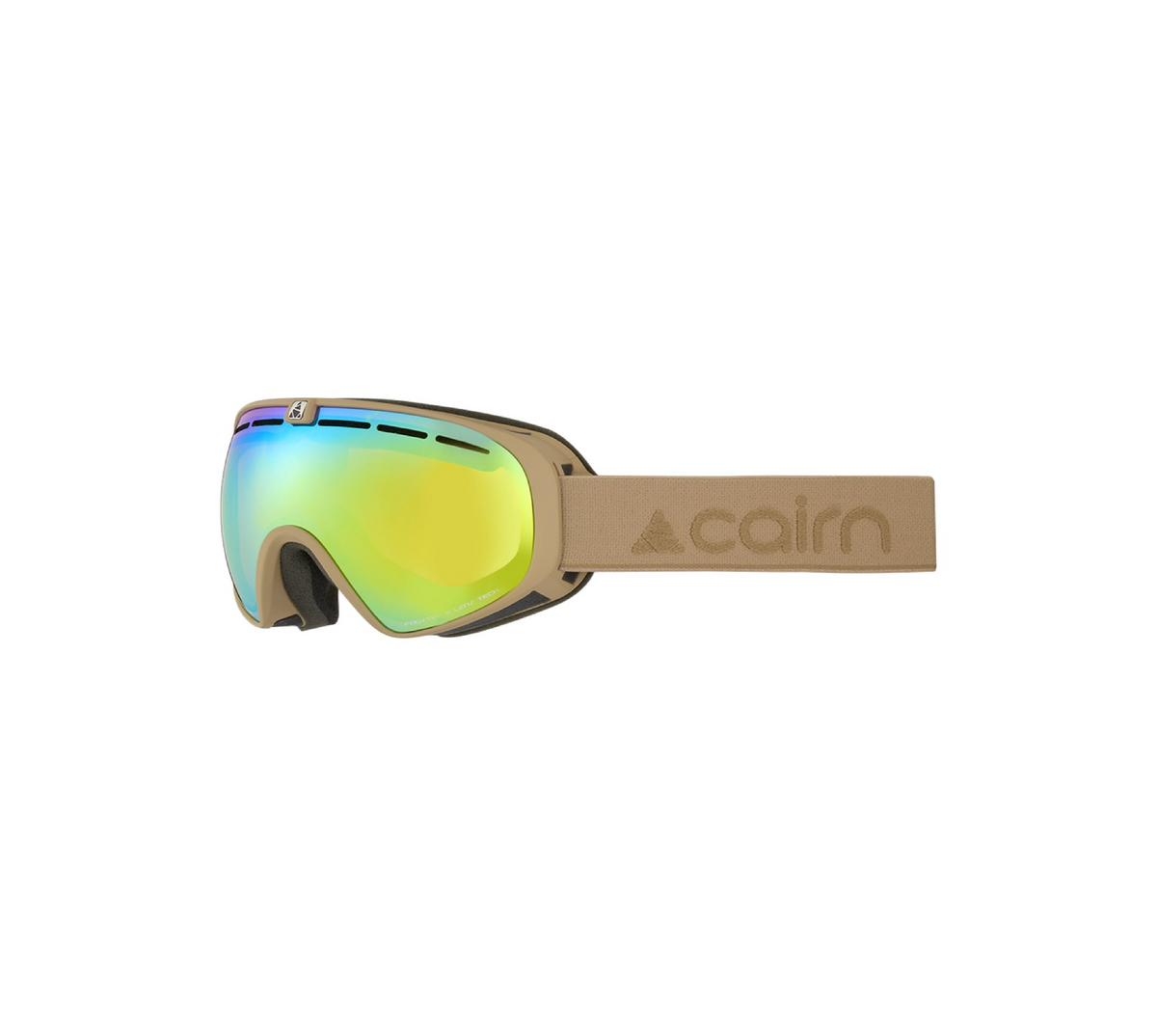 Masque de ski Cairn Adulte SPOT OTG Porteurs de Lunettes Mat Biscuit SPX 3000