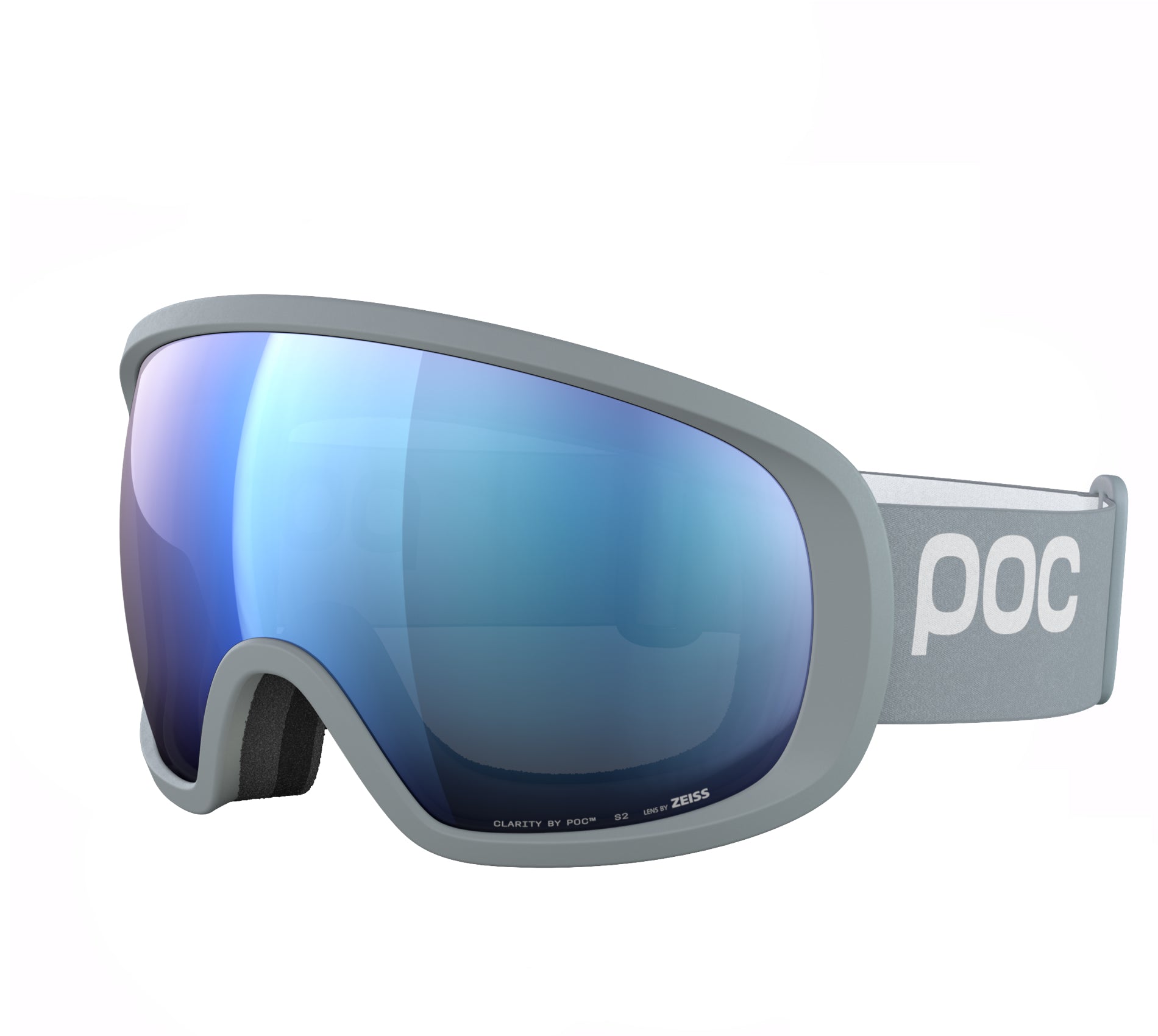 Masque de ski POC Fovea Granite Grey Sunny Blue 2026