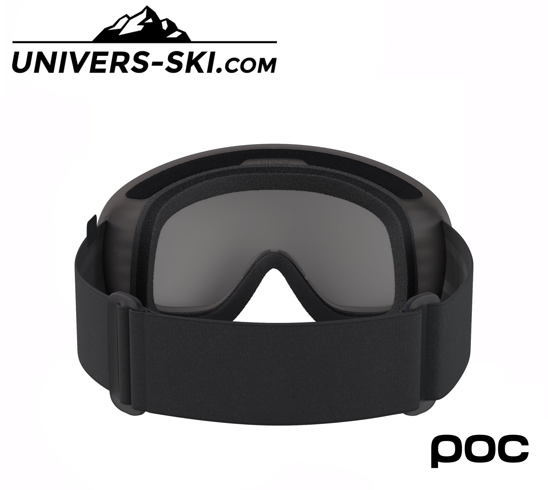 Masque de ski POC Fovea Raw Black 2025