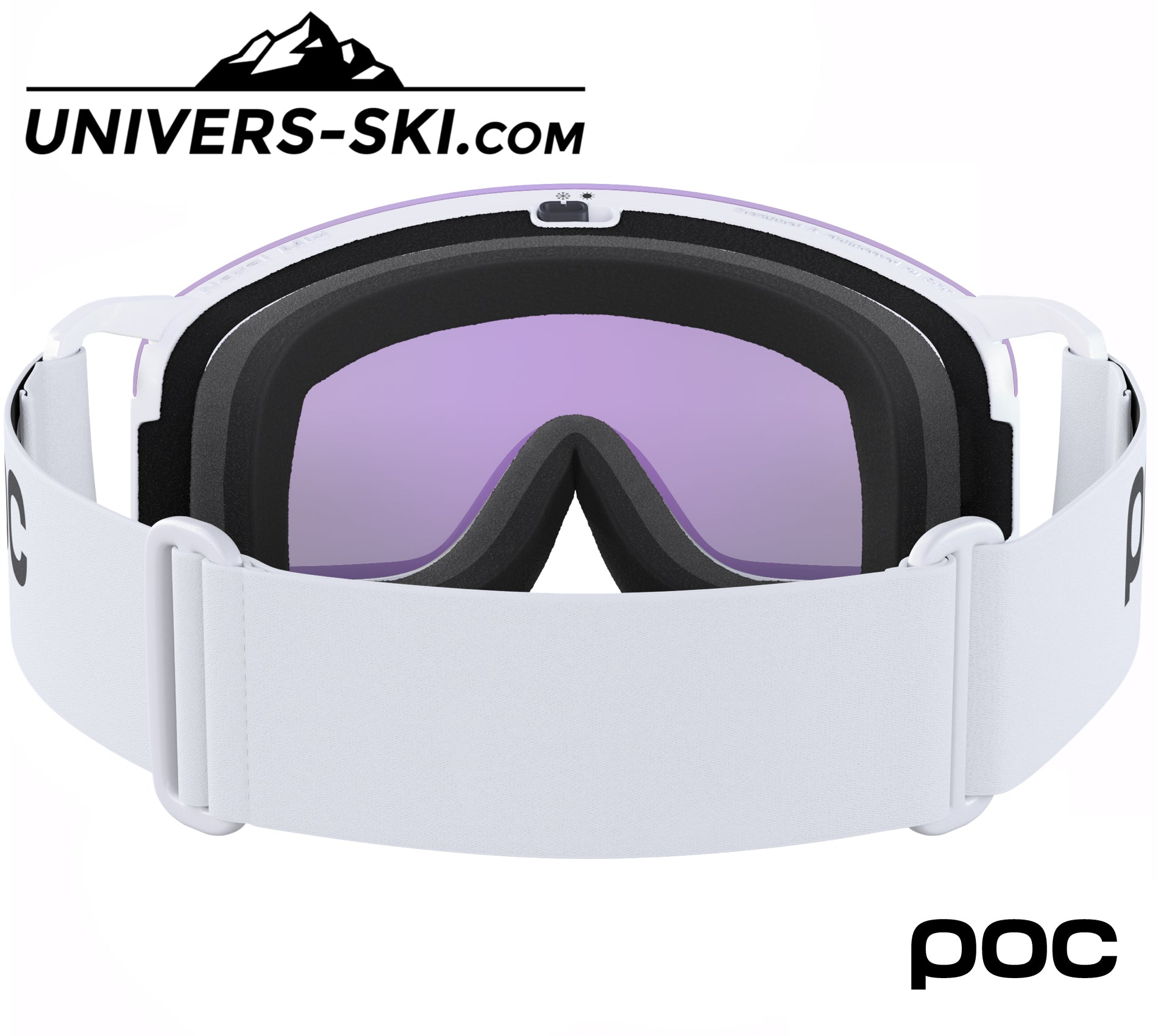 Masque de ski POC Nexal MID Hydrogen White Sunny Blue 2026