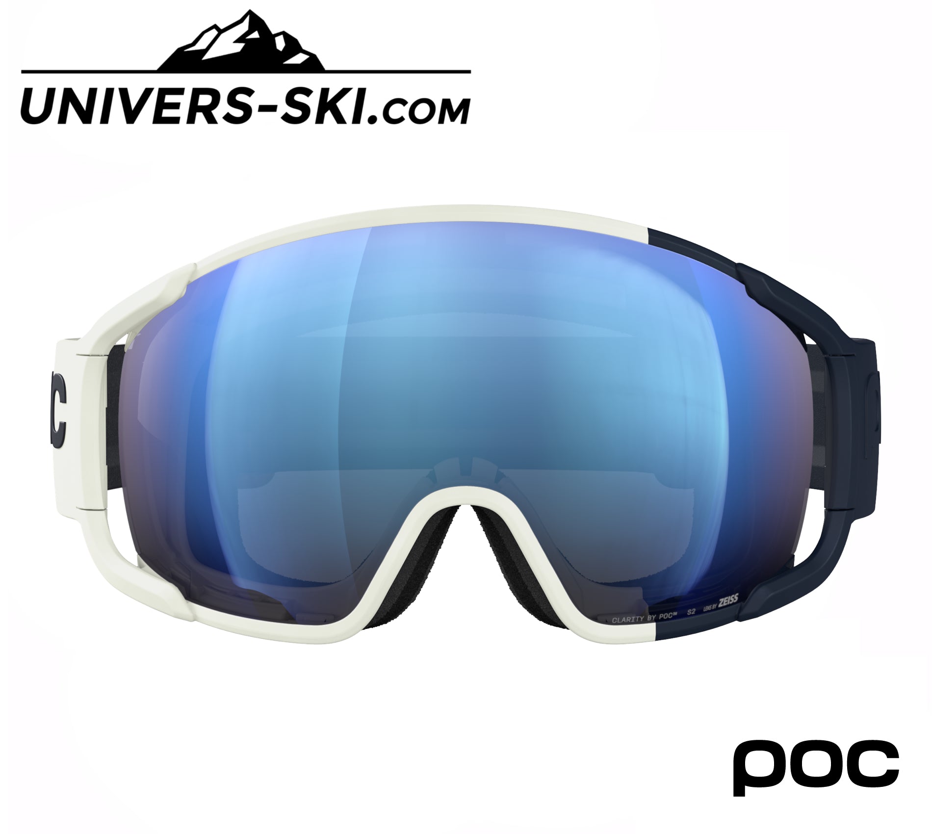 Masque de ski POC Zonula Bleu Blanc Sunny Blue 2026