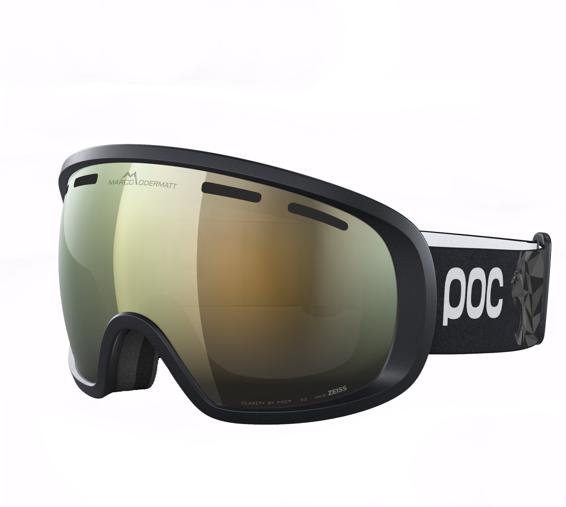 Masque de ski POC Fovea Marco Odermatt Ed. Uranium Black Lens Gold 2027