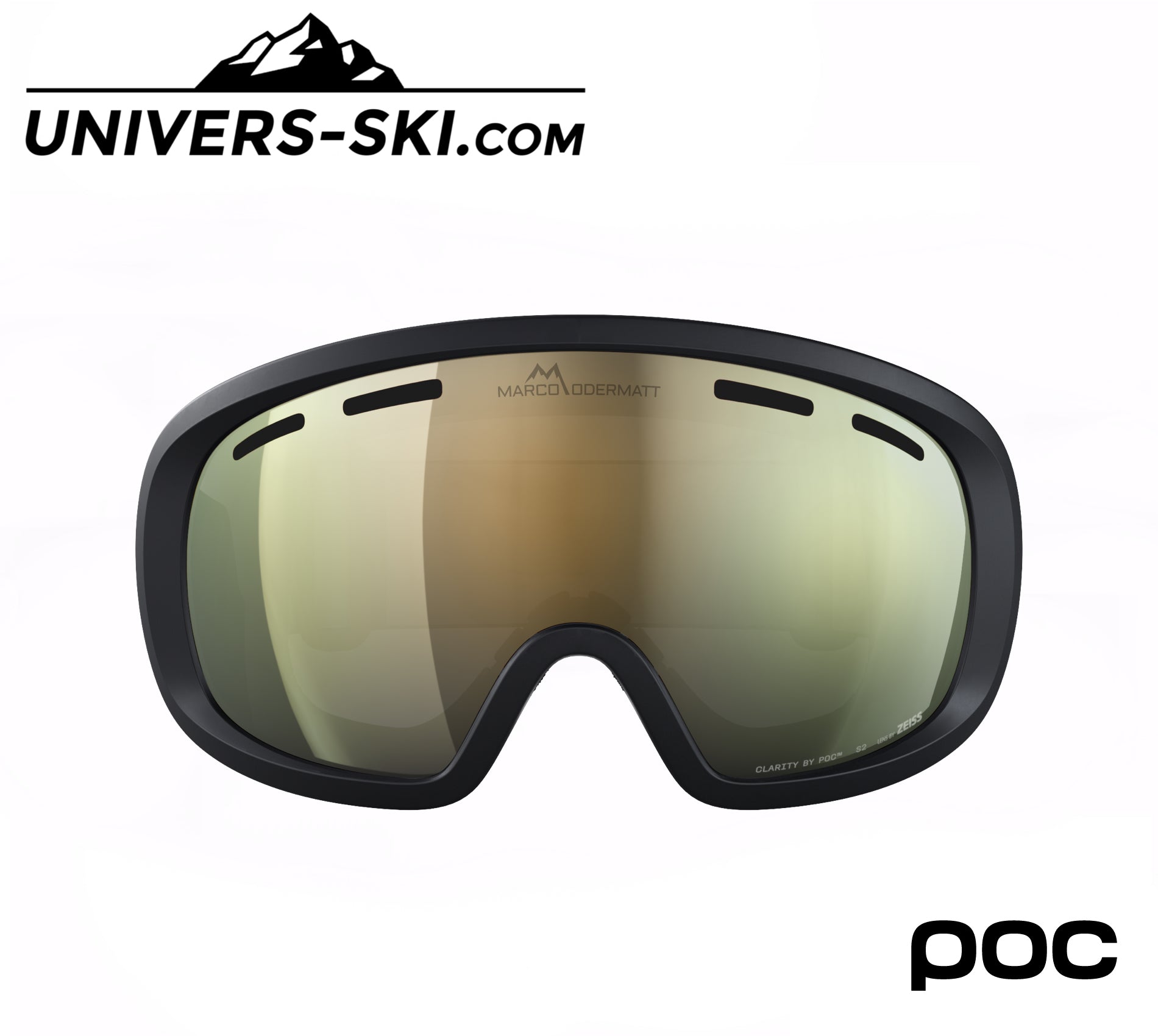Masque de ski POC Fovea Mid Marco Odermatt Ed. Uranium Black Lens Gold 2027
