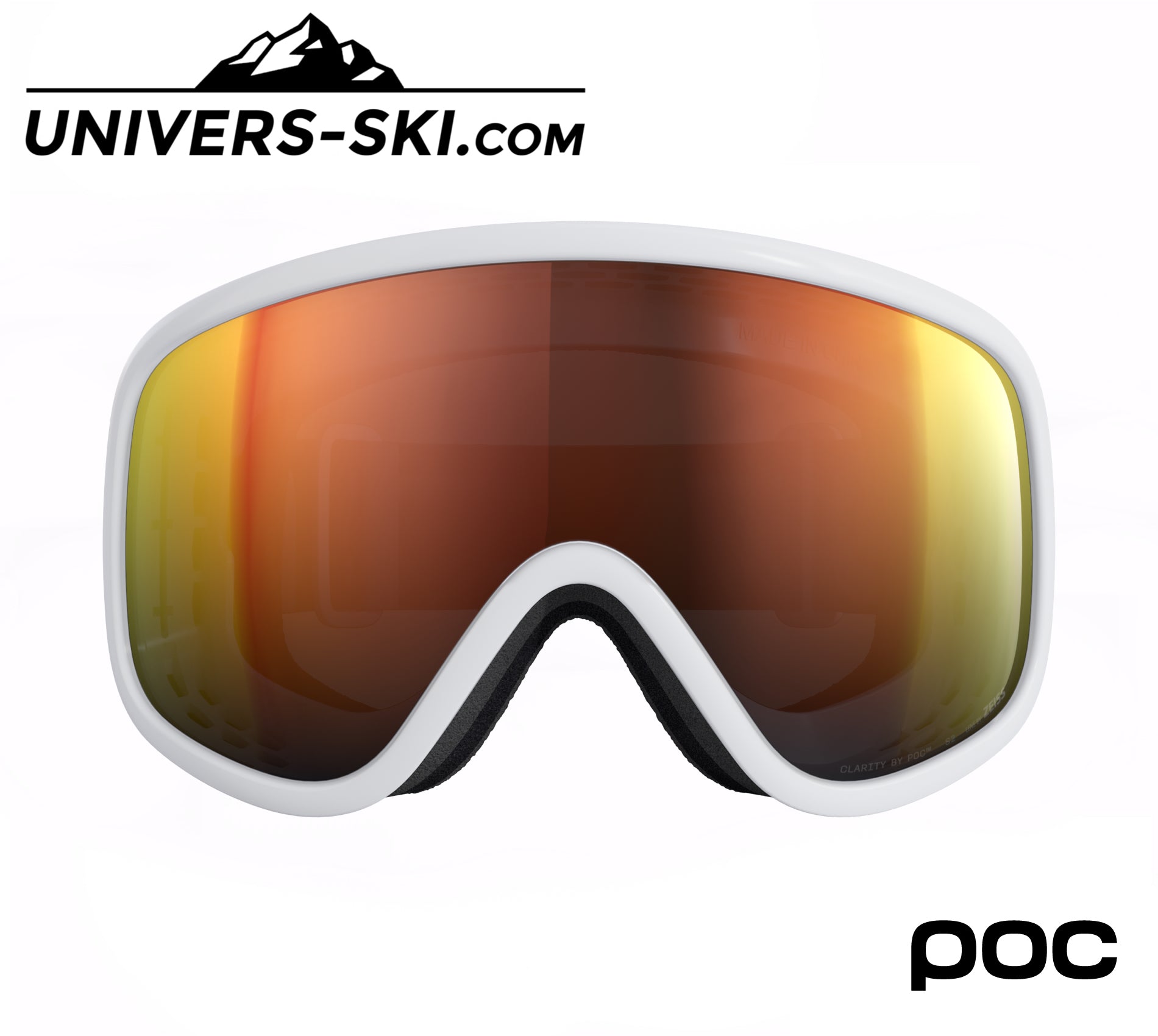 Masque de ski POC Tarsal Hydrogen White Lens Orange 2027