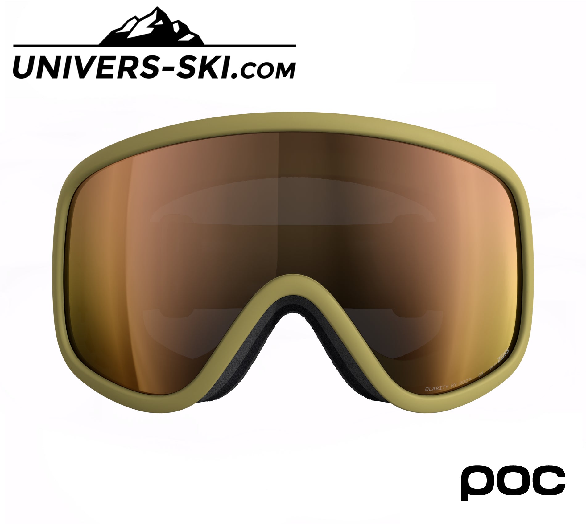 Masque de ski POC Tarsal Olivine Green Lens Rose Gold 2027