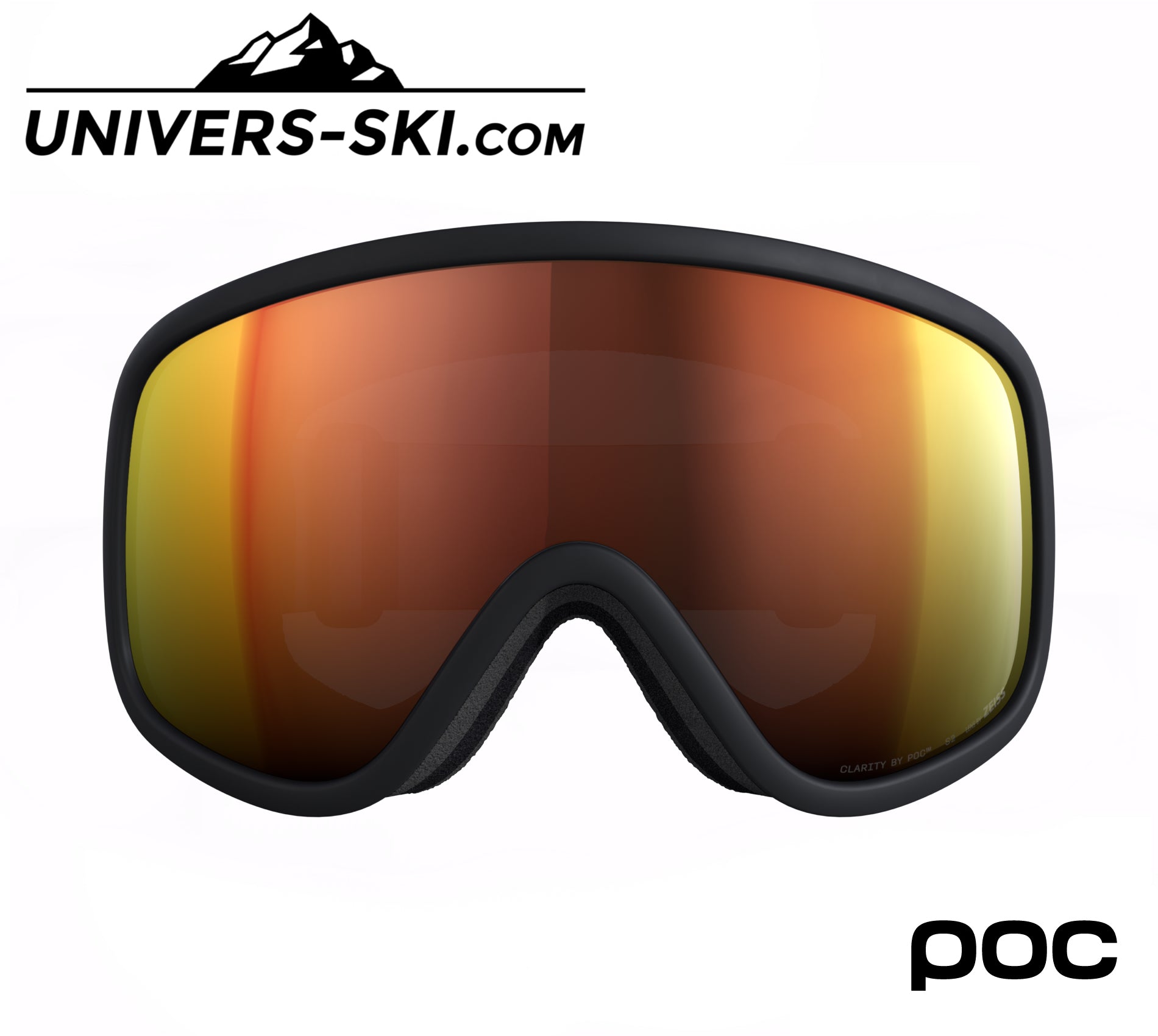 Masque de ski POC Tarsal Uranium Black Lens Orange 2027
