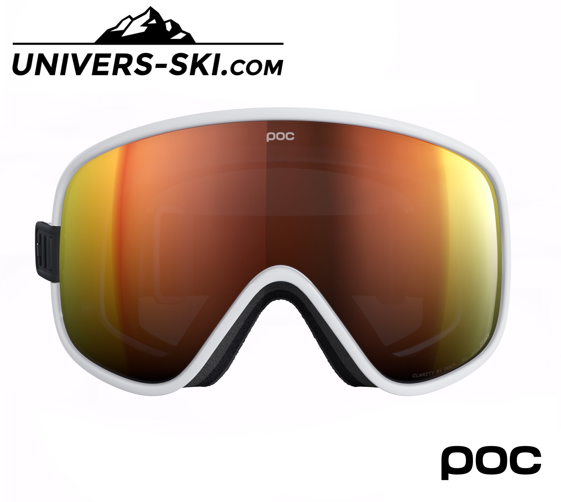 Masque de ski POC Vitrea Mid Hydrogen White Lense Orange 2027