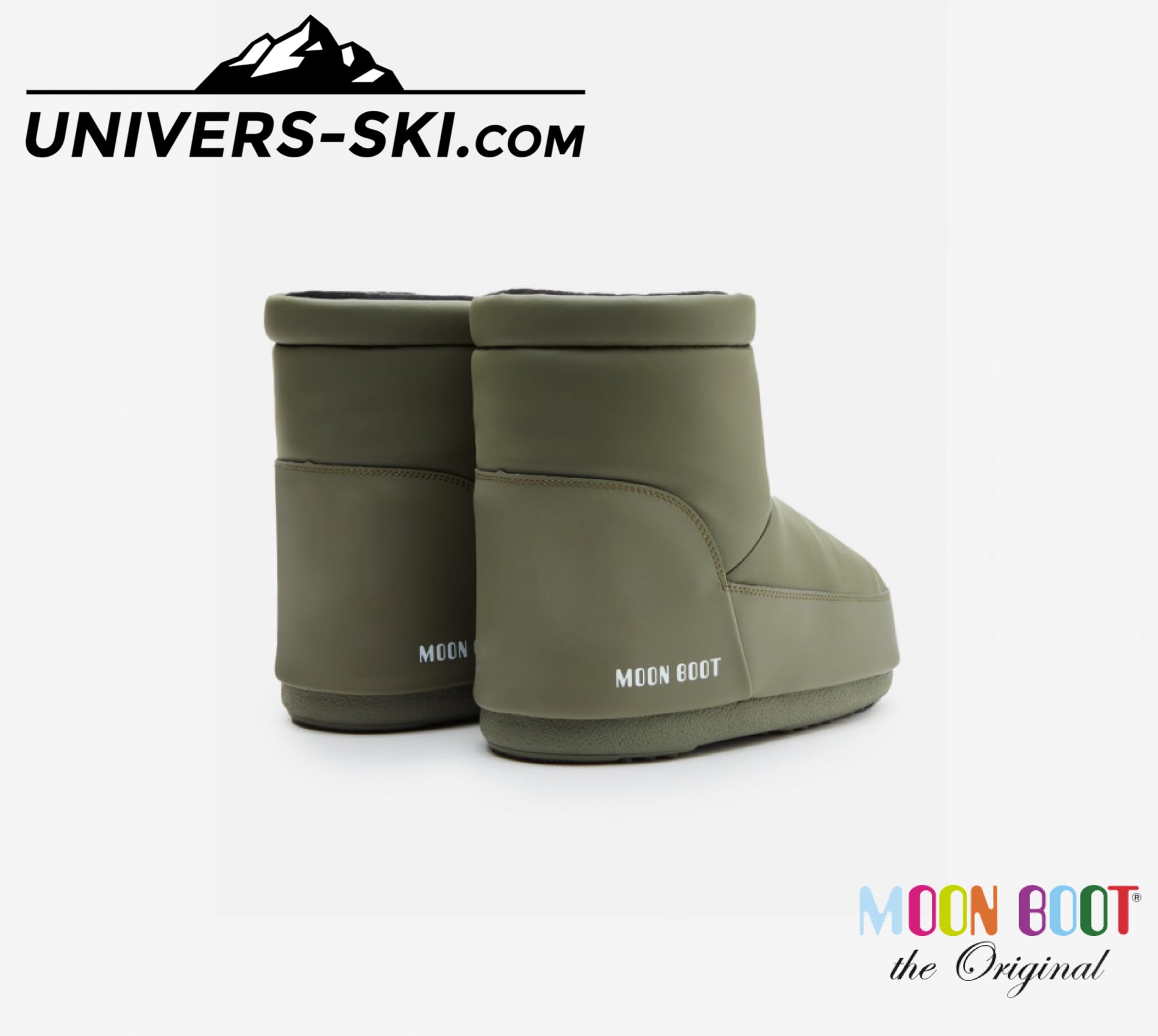 Après-Ski MOON BOOT MB Icon Low no Lace Rubber Khaki  2026