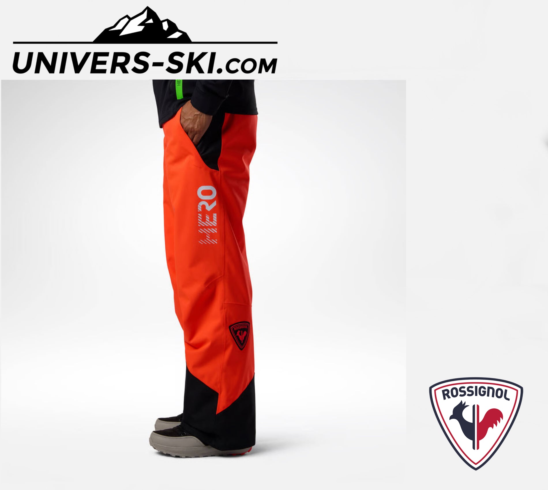 Pantalon de ski ROSSIGNOL Homme M Hero Insulated Ski Pant Neon Red 2027