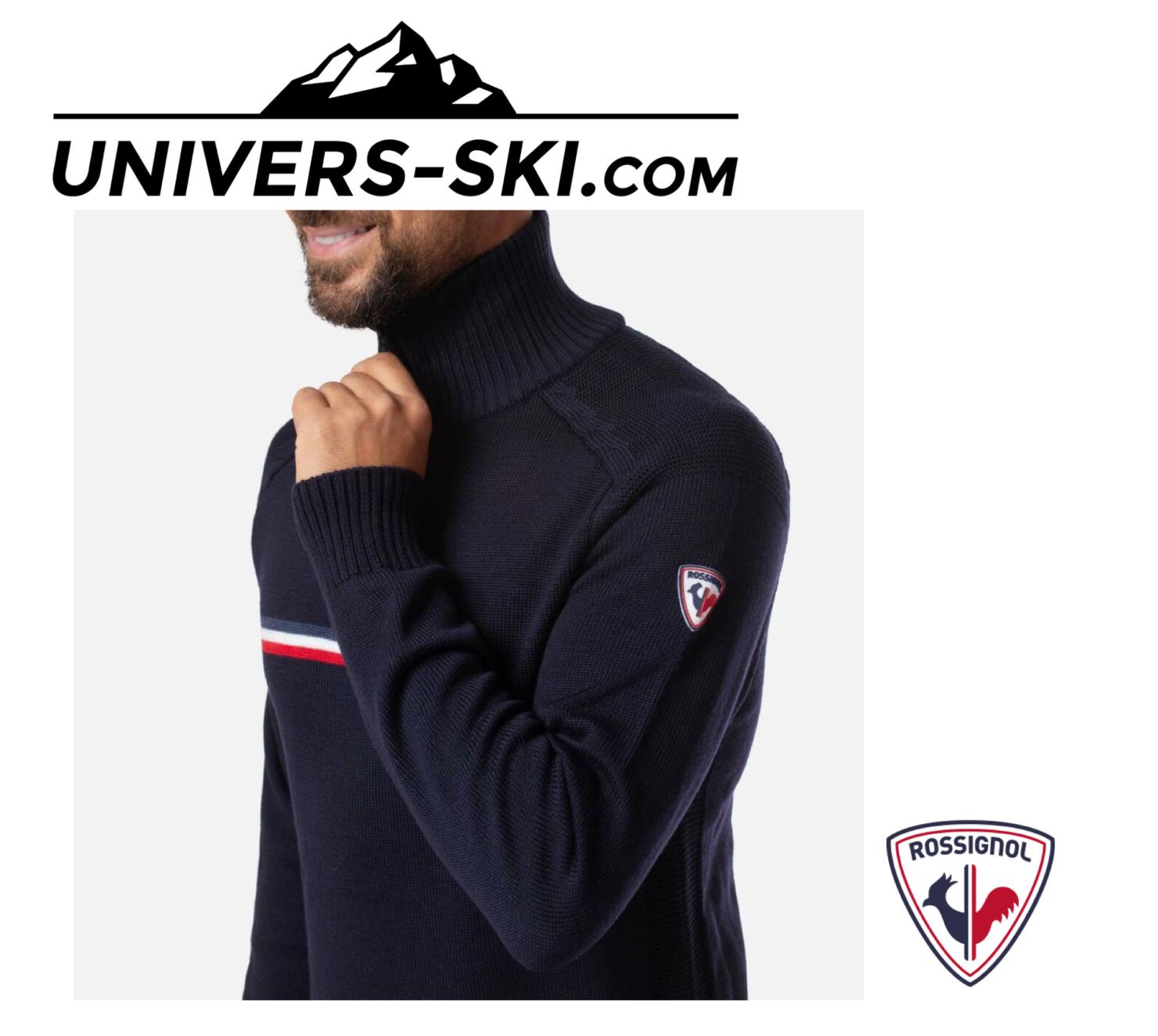 Pull ROSSIGNOL Homme Major ½ Zip Marine 2025