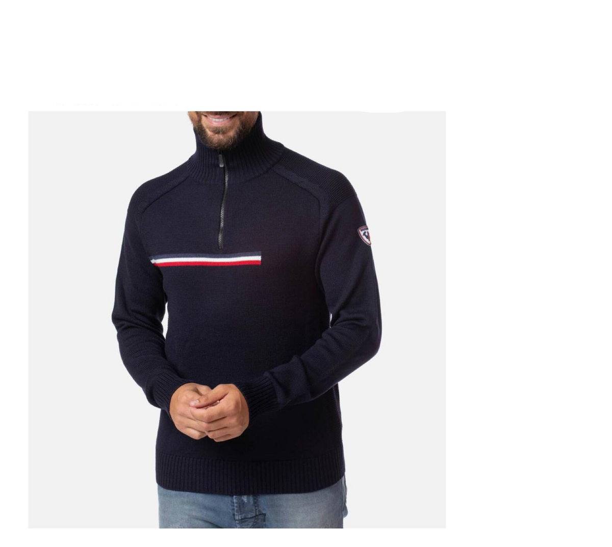 Pull ROSSIGNOL Homme Major ½ Zip Marine 2027