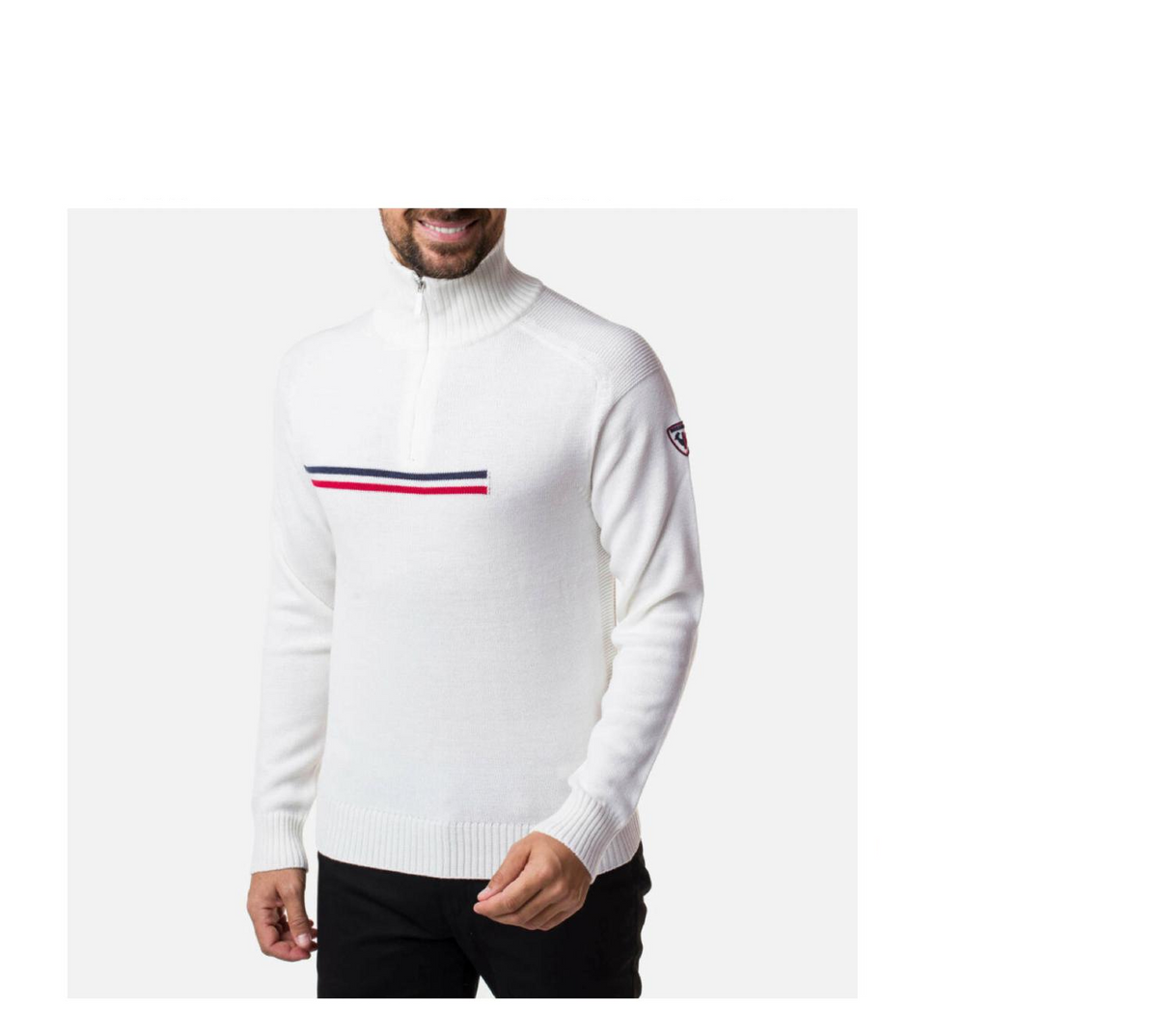 Pull ROSSIGNOL Homme Major ½ Zip Blanc 2027