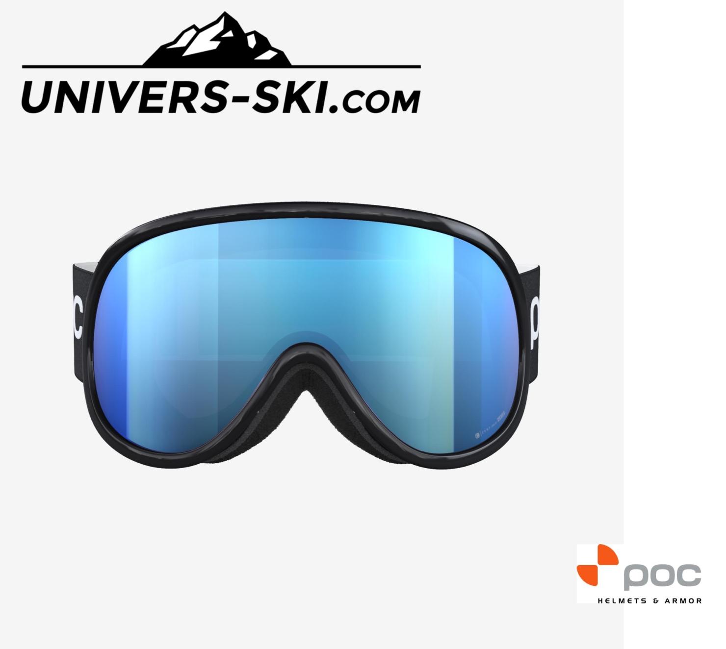 Masque de ski POC Retina Mid Clarity Uranium Black Lens Blue 2025