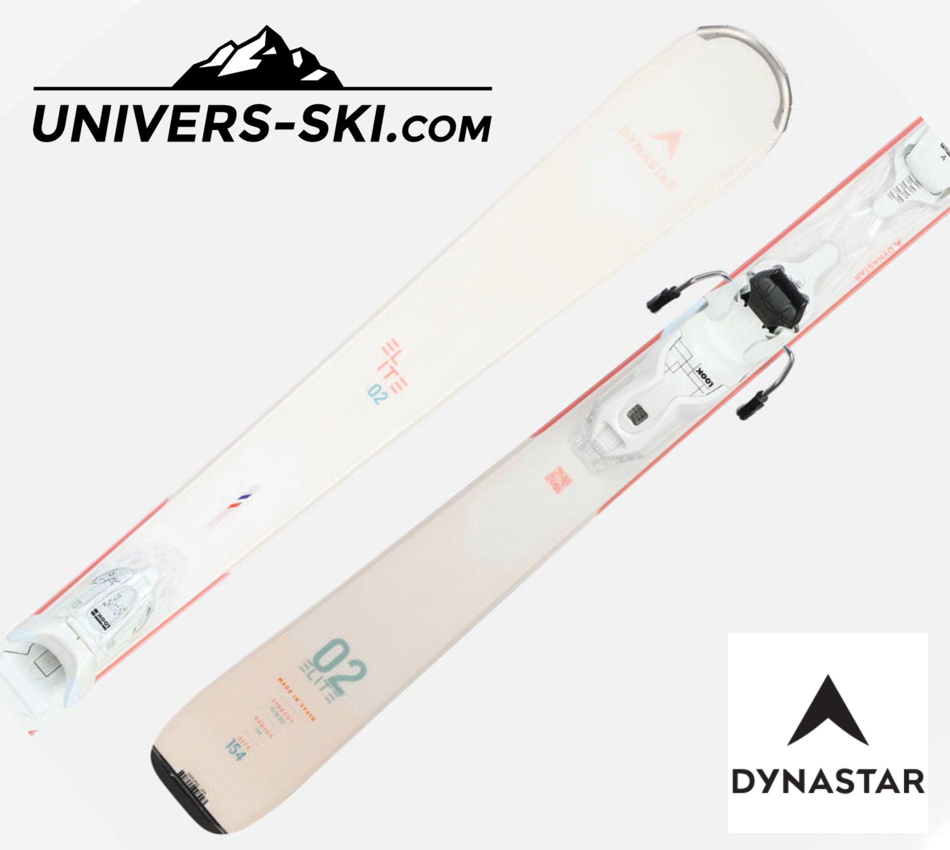 Ski DYNASTAR Femme Elite 2 2027 + Xpress 10 GW