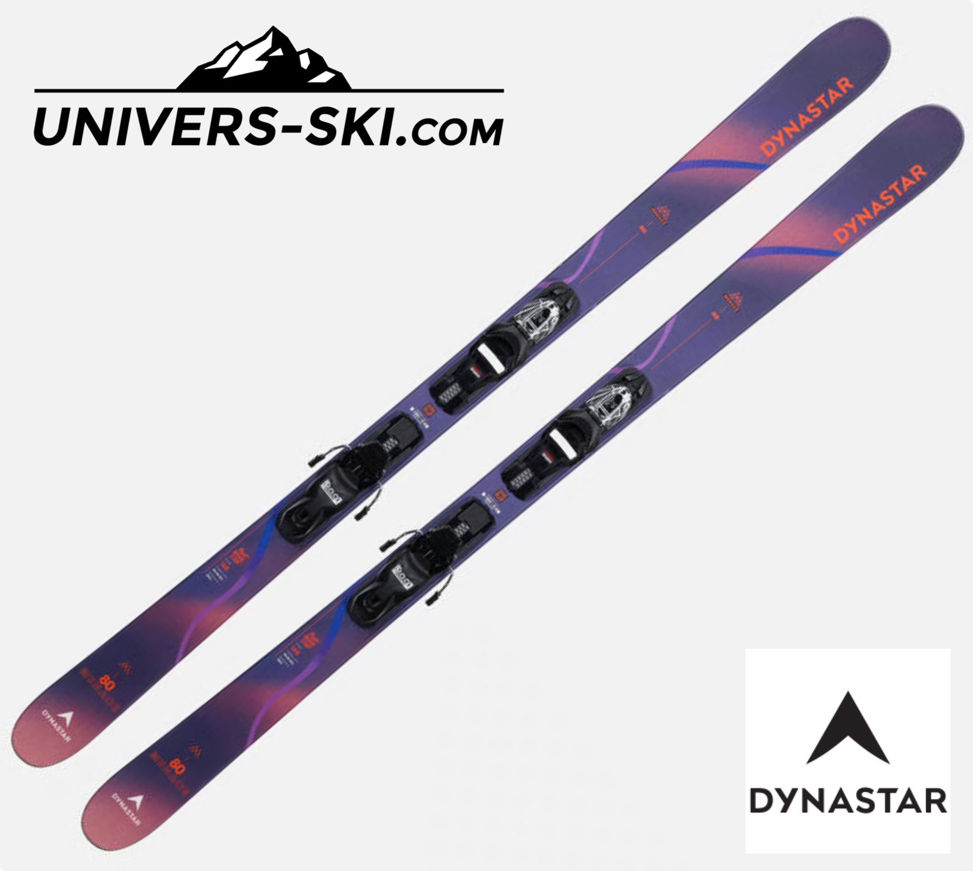 Ski DYNASTAR M-Menace 80 2027 + fixation Xpress 10 GW