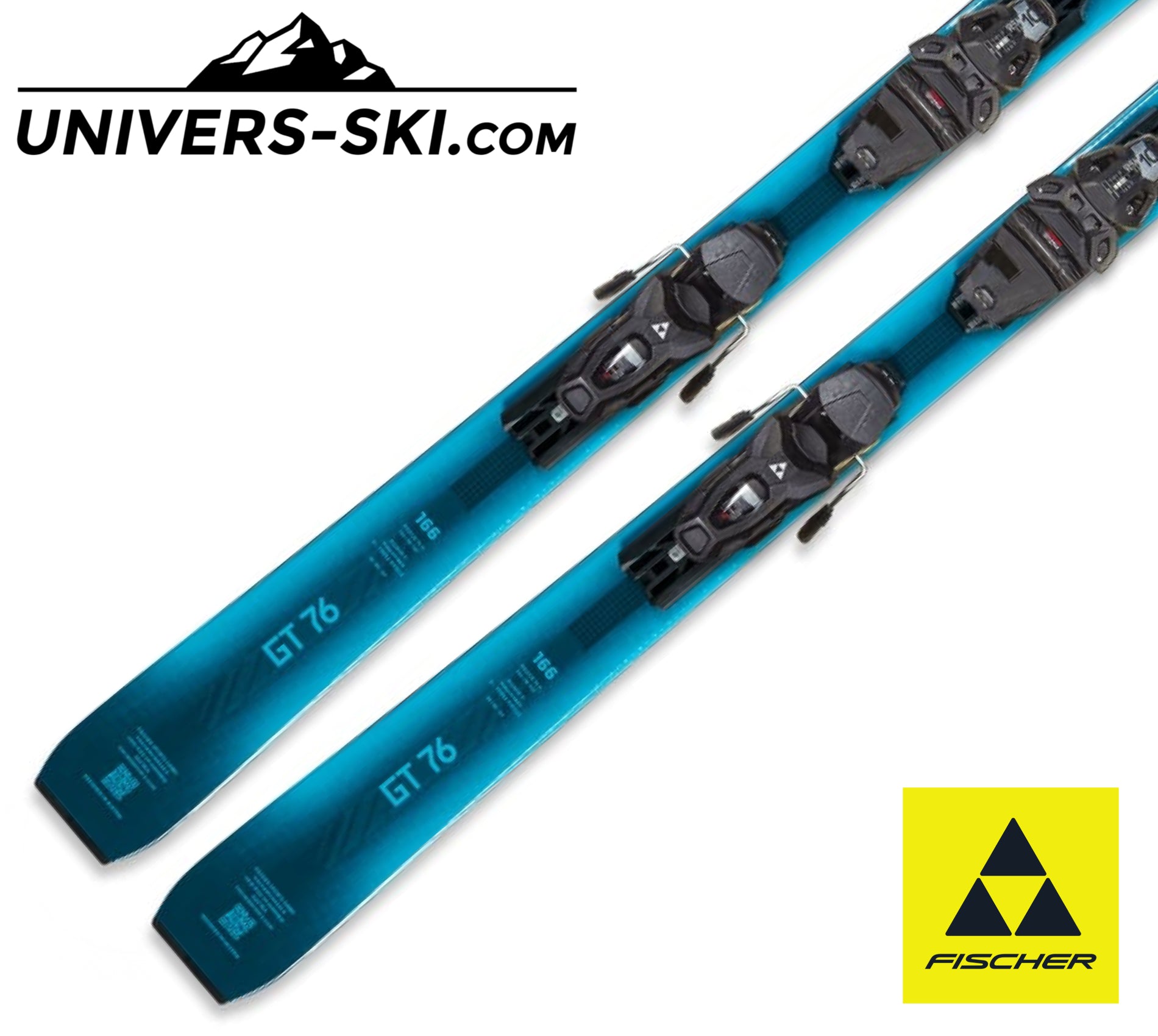 Ski FISCHER The Curv GT 76 2027 + fixation RSW 10 GW
