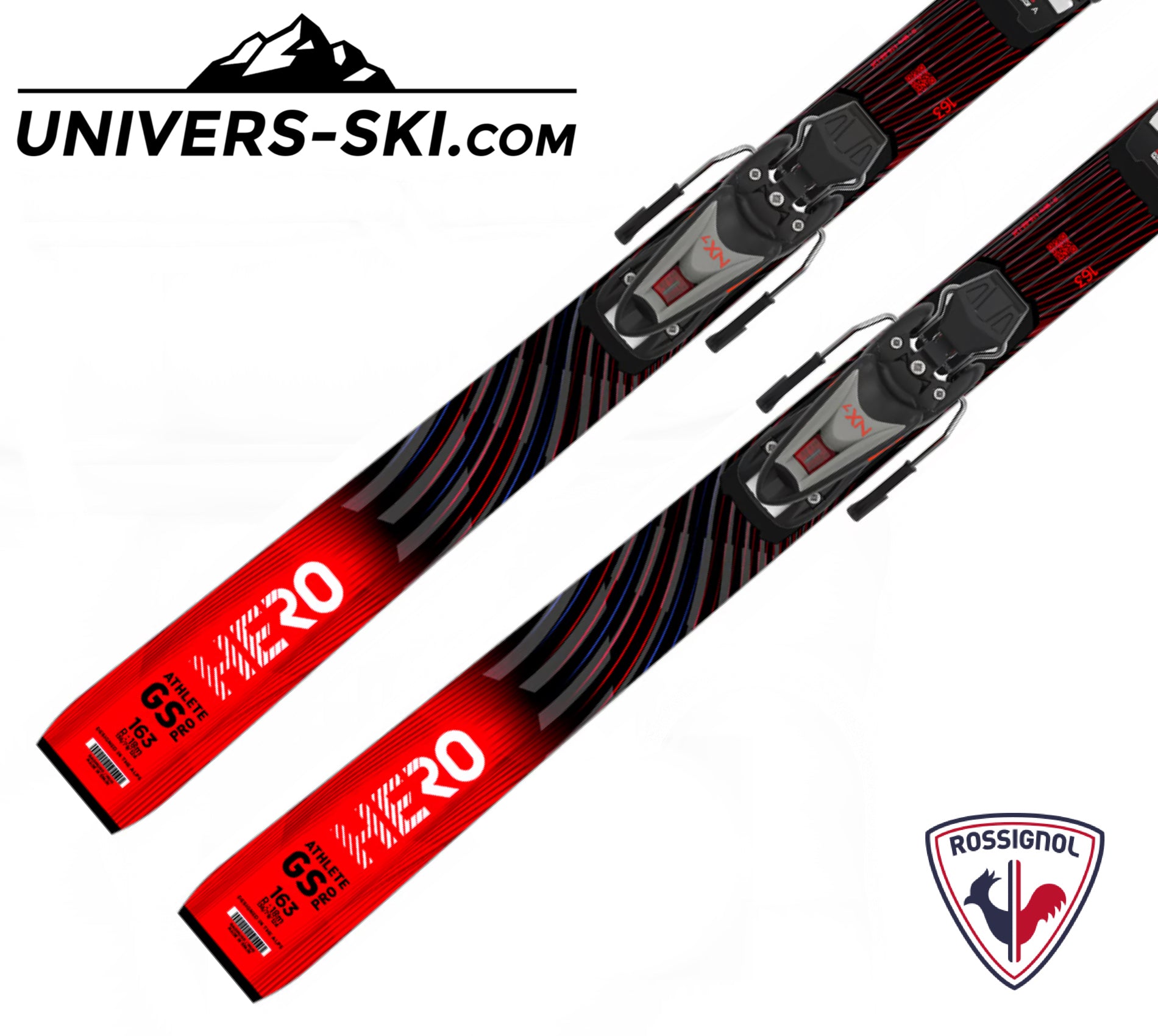 Ski junior Rossignol Hero GS Pro R21 2027 + NX 10 GW