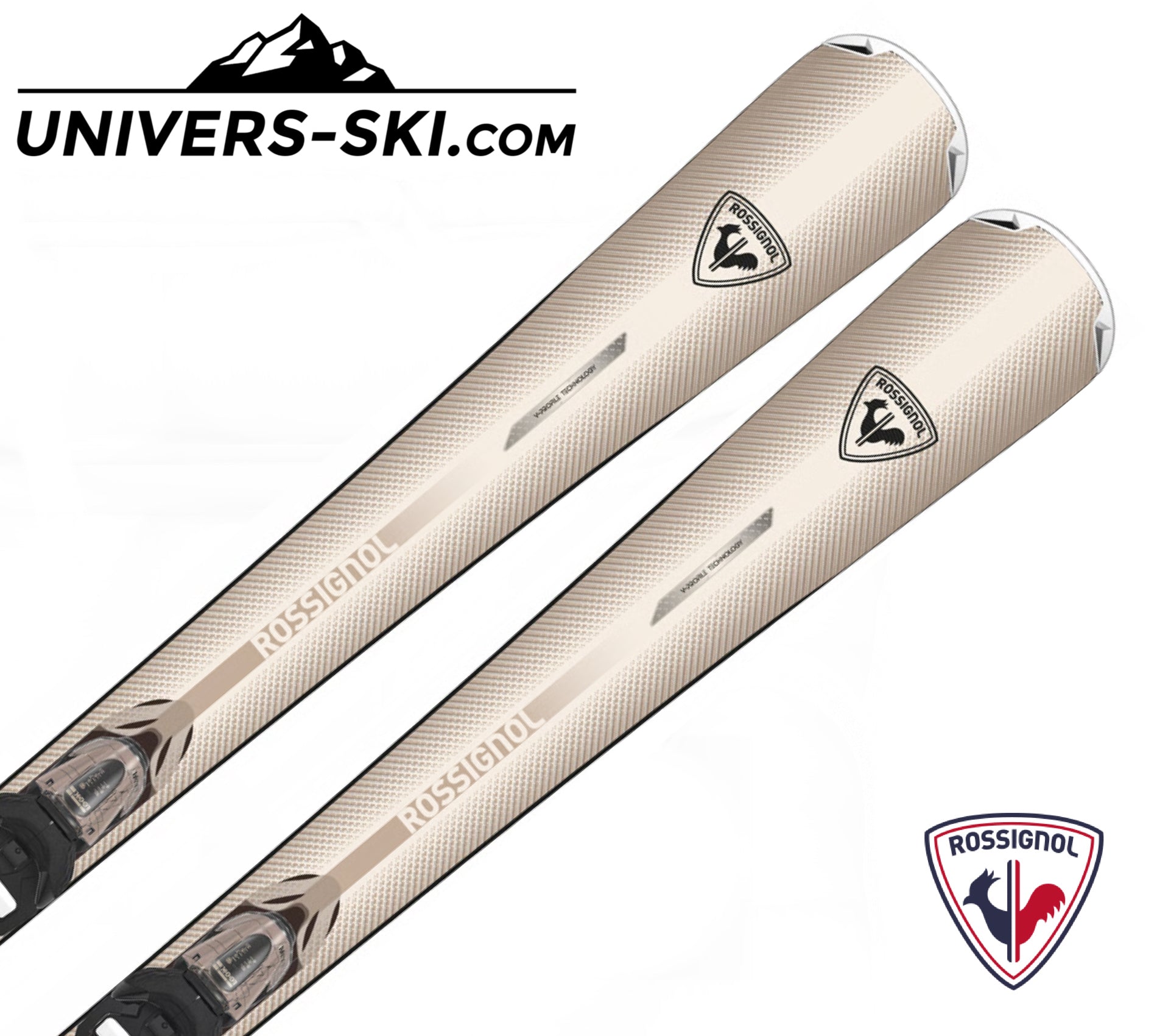 Ski ROSSIGNOL Femme Nova 6 2027 + fixation Xpress 11 GW