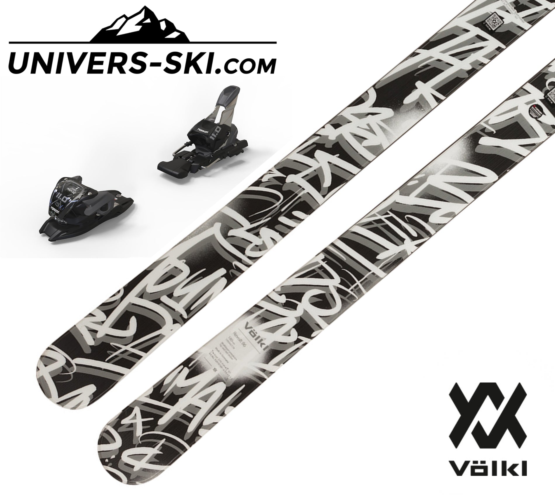 Ski VÖLKL Revolt 86 2025 + Fixations