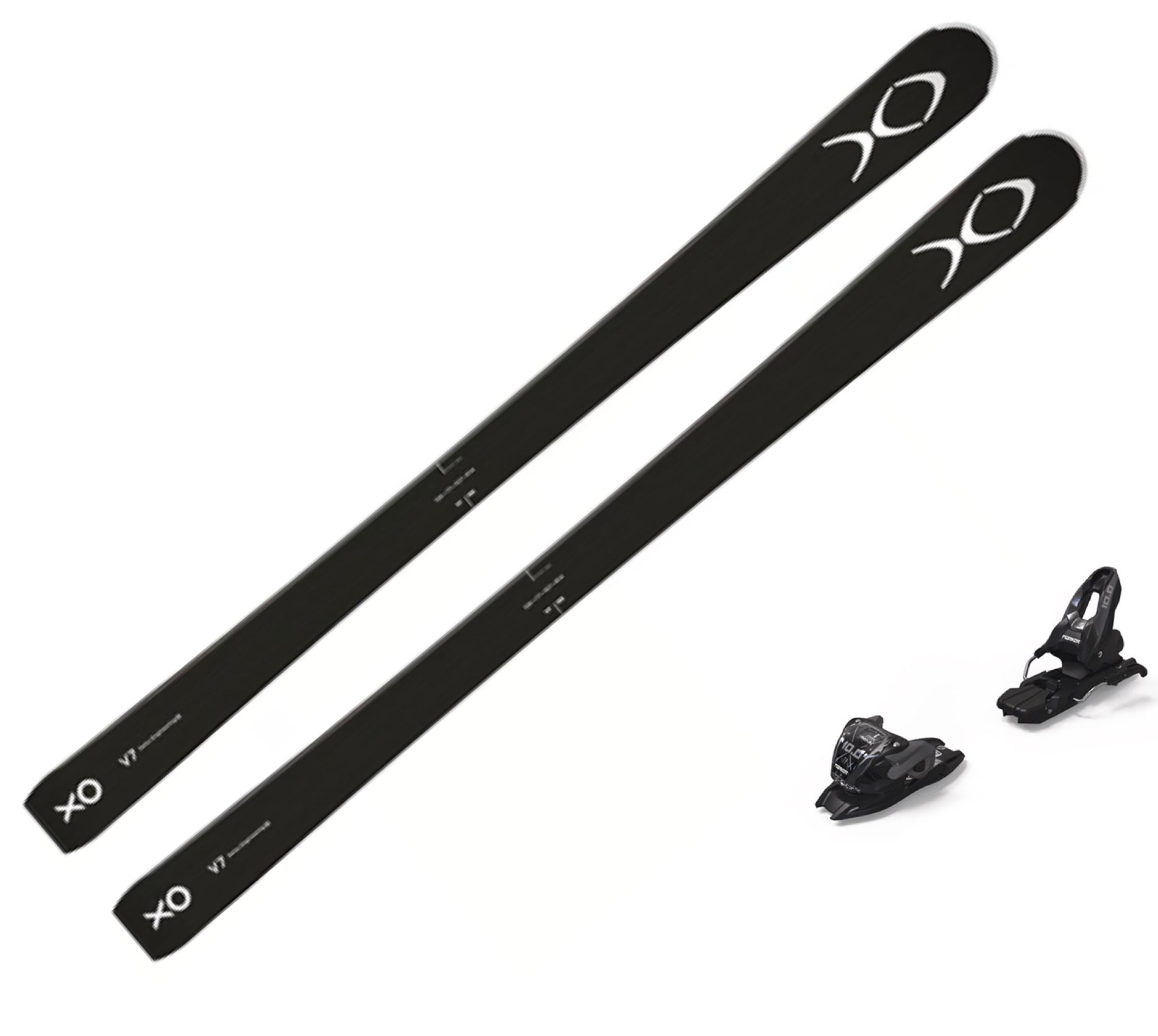 Ski Exonde XO V7 Noir 2025 + fixations VMotion 10