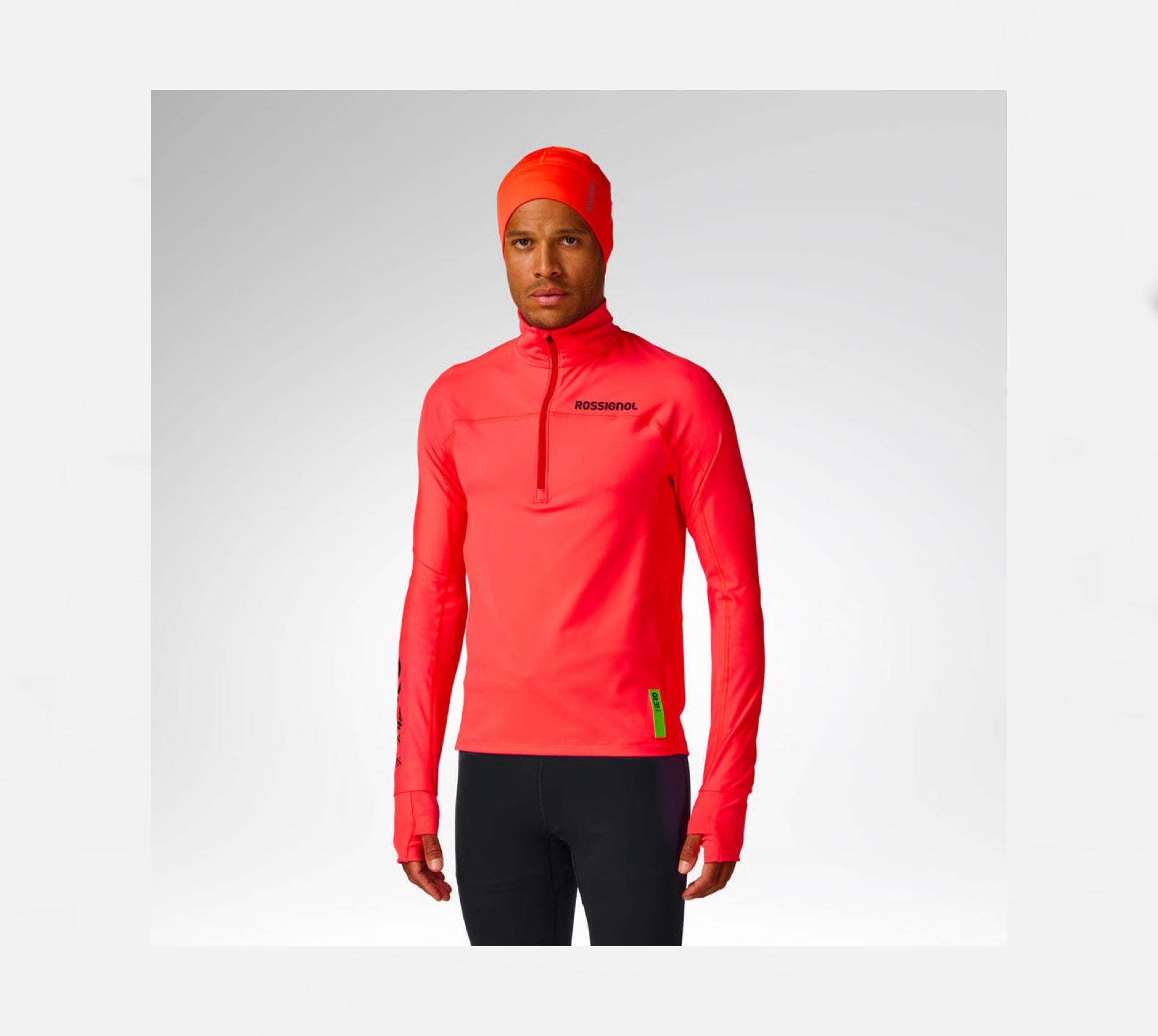 Technique ROSSIGNOL Homme M Hero Half Zip First Layer Neon Red 2027