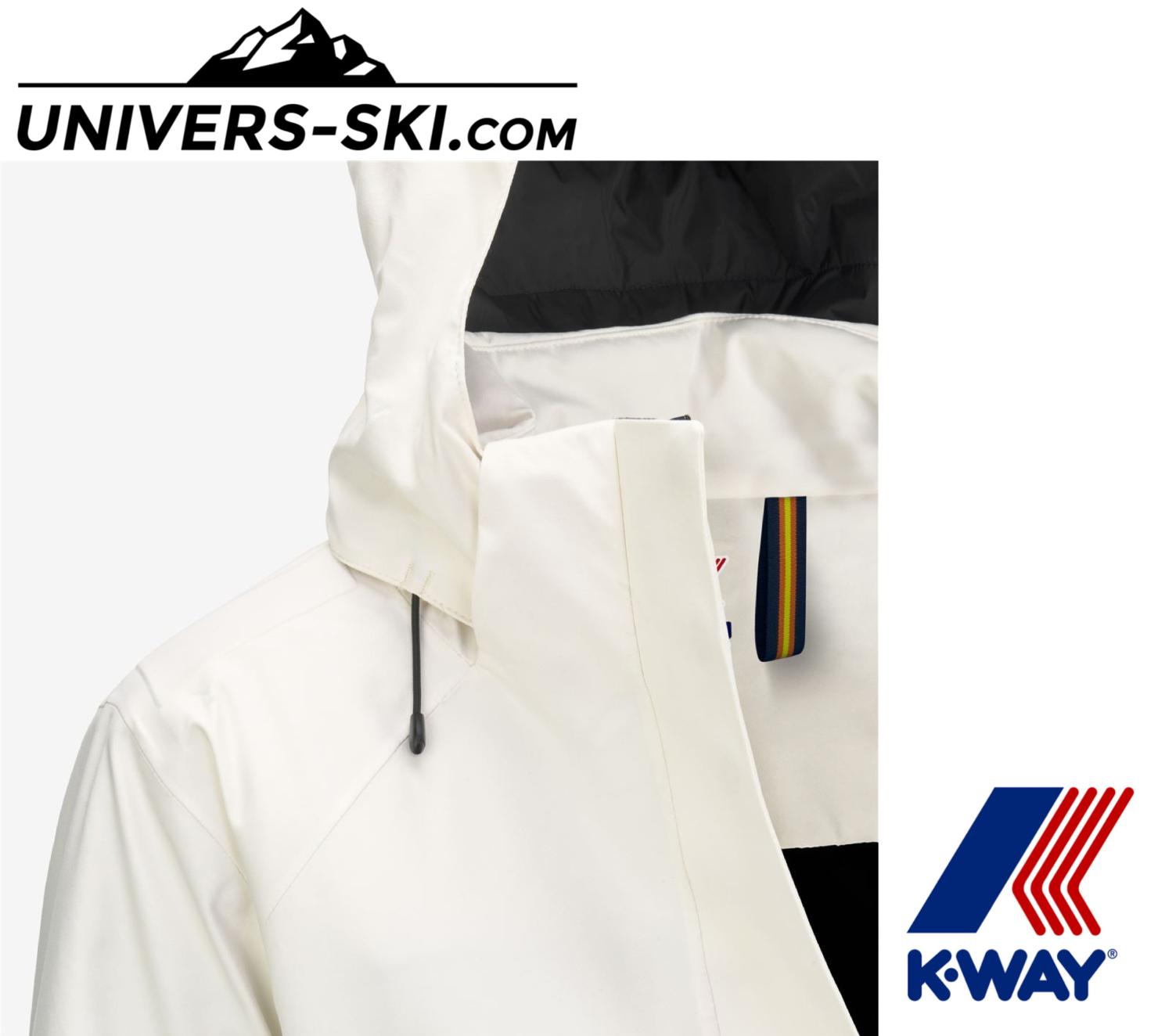 Veste de ski K-Way Femme Chevril Micro White Gardenia 2025
