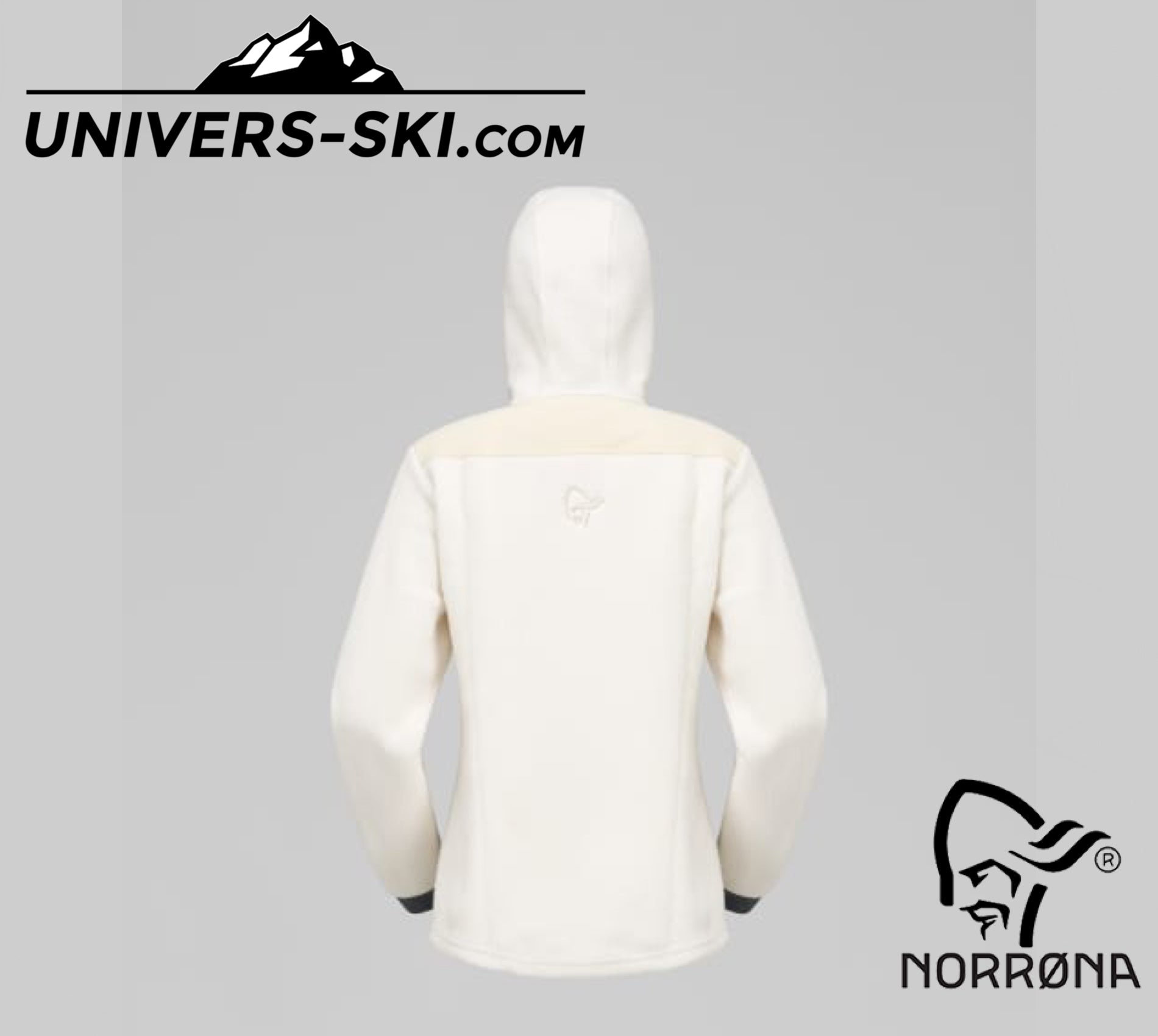 Veste Femme NORRONA Trollveggen Warm3 Zip Hood W’s Whisper White 2026