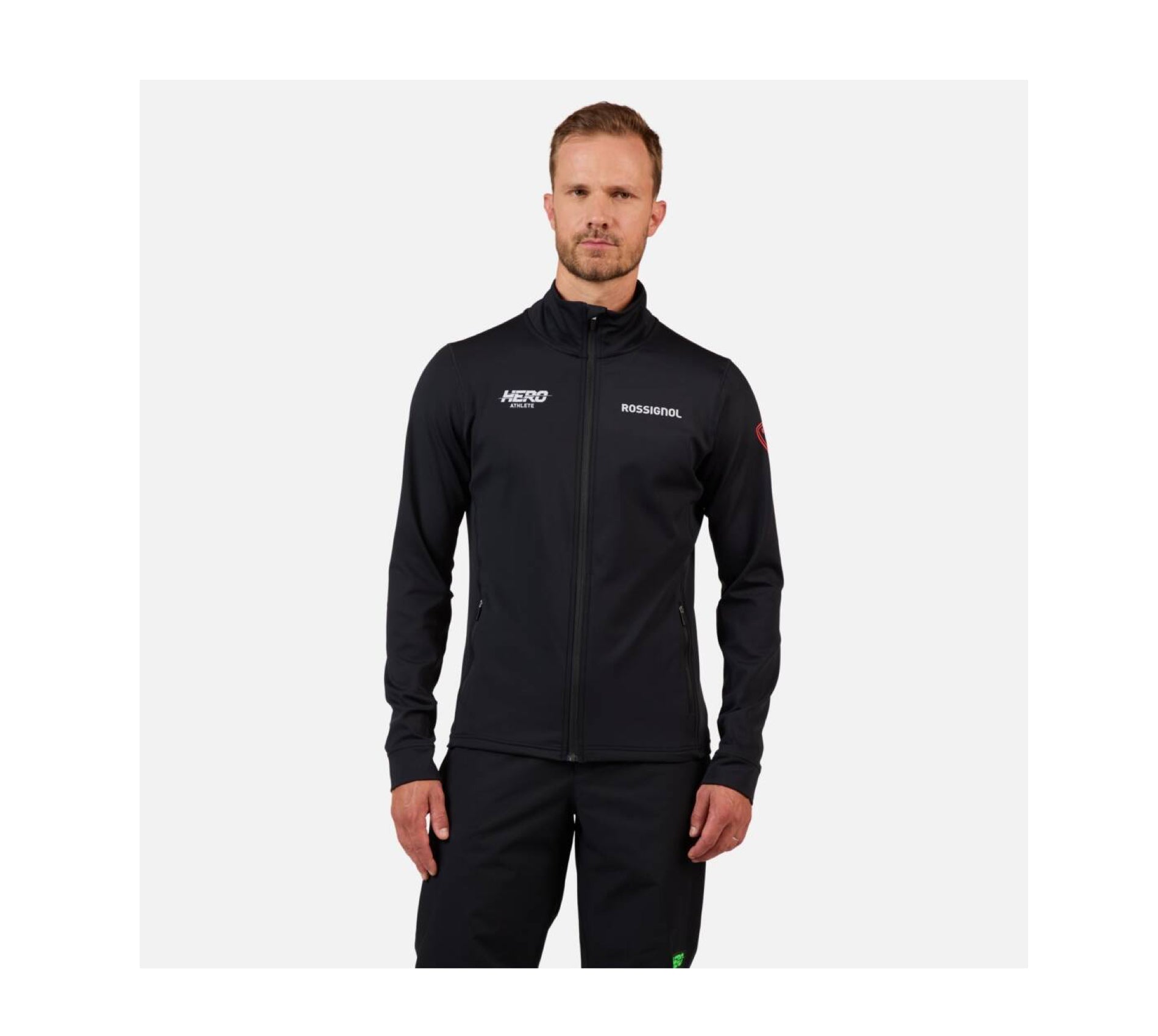 Veste ROSSIGNOL Homme Hero Mid Layer Stretch JKT Black 2026