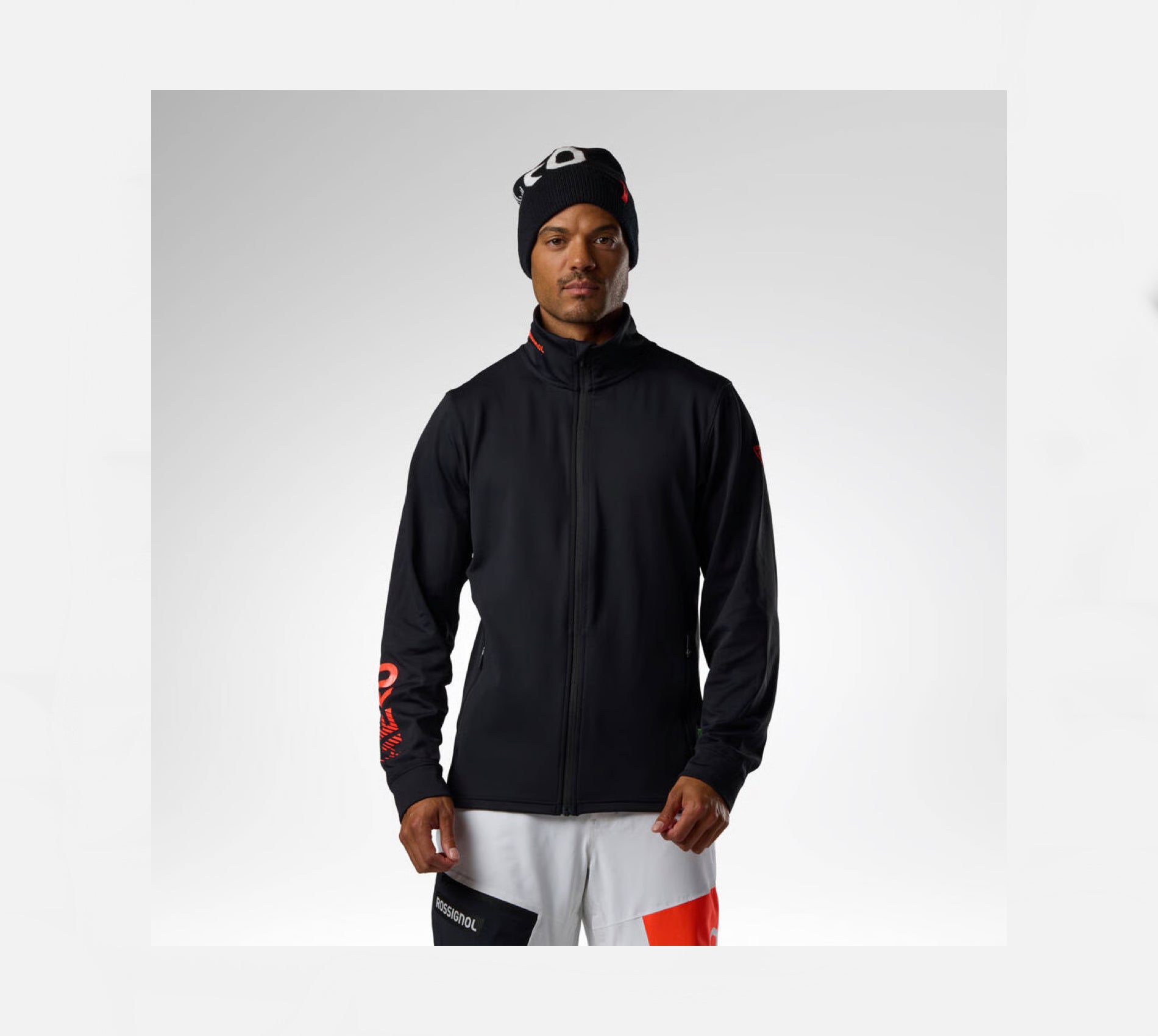 Veste ROSSIGNOL Homme M Hero Stretch Fleece JKT Black 2027