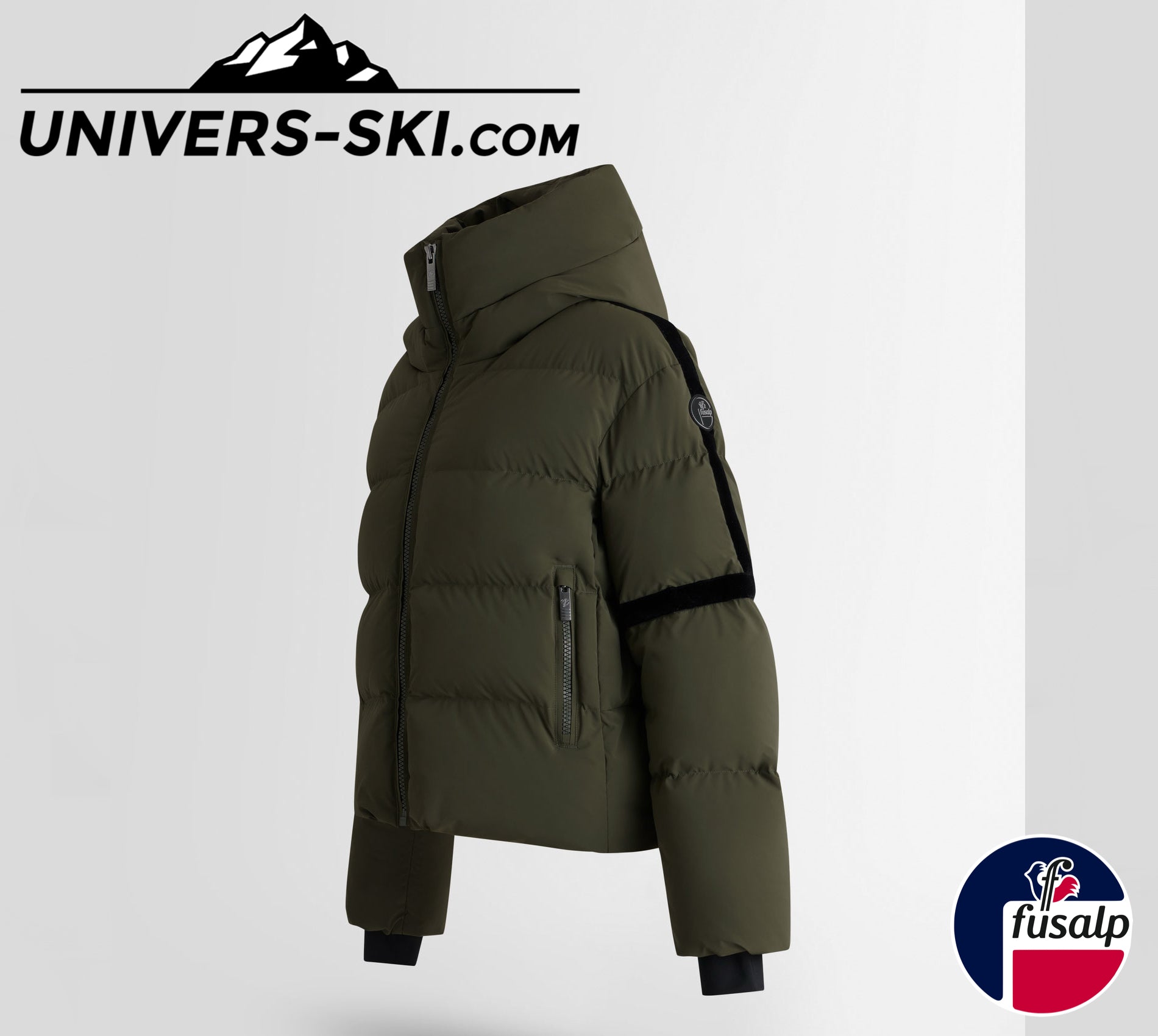 Veste de ski FUSALP Femme Barsy II Moss Green / Noir 2027