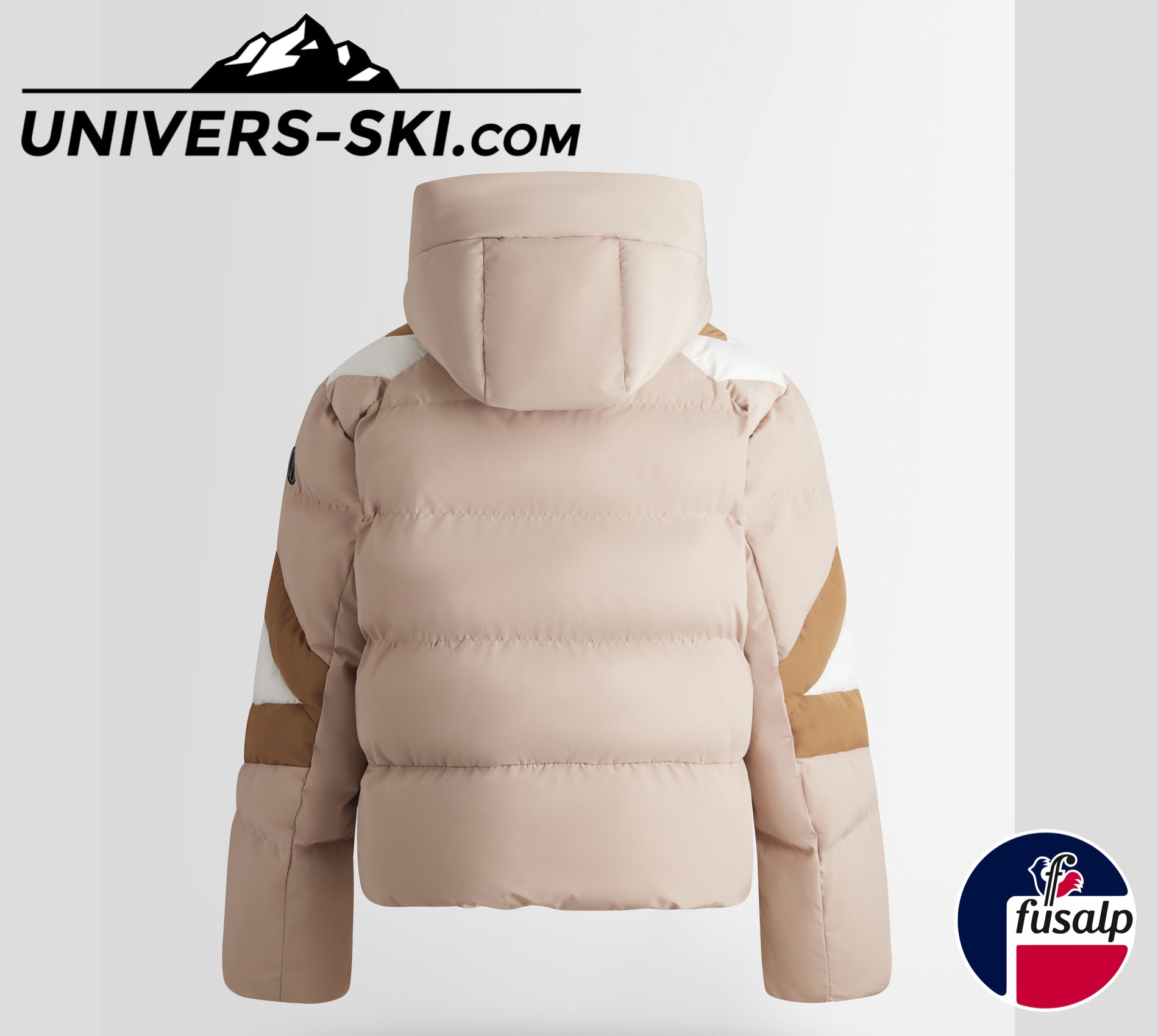 Veste de ski FUSALP Femme Charloy Latte/Chino/Neige 2026