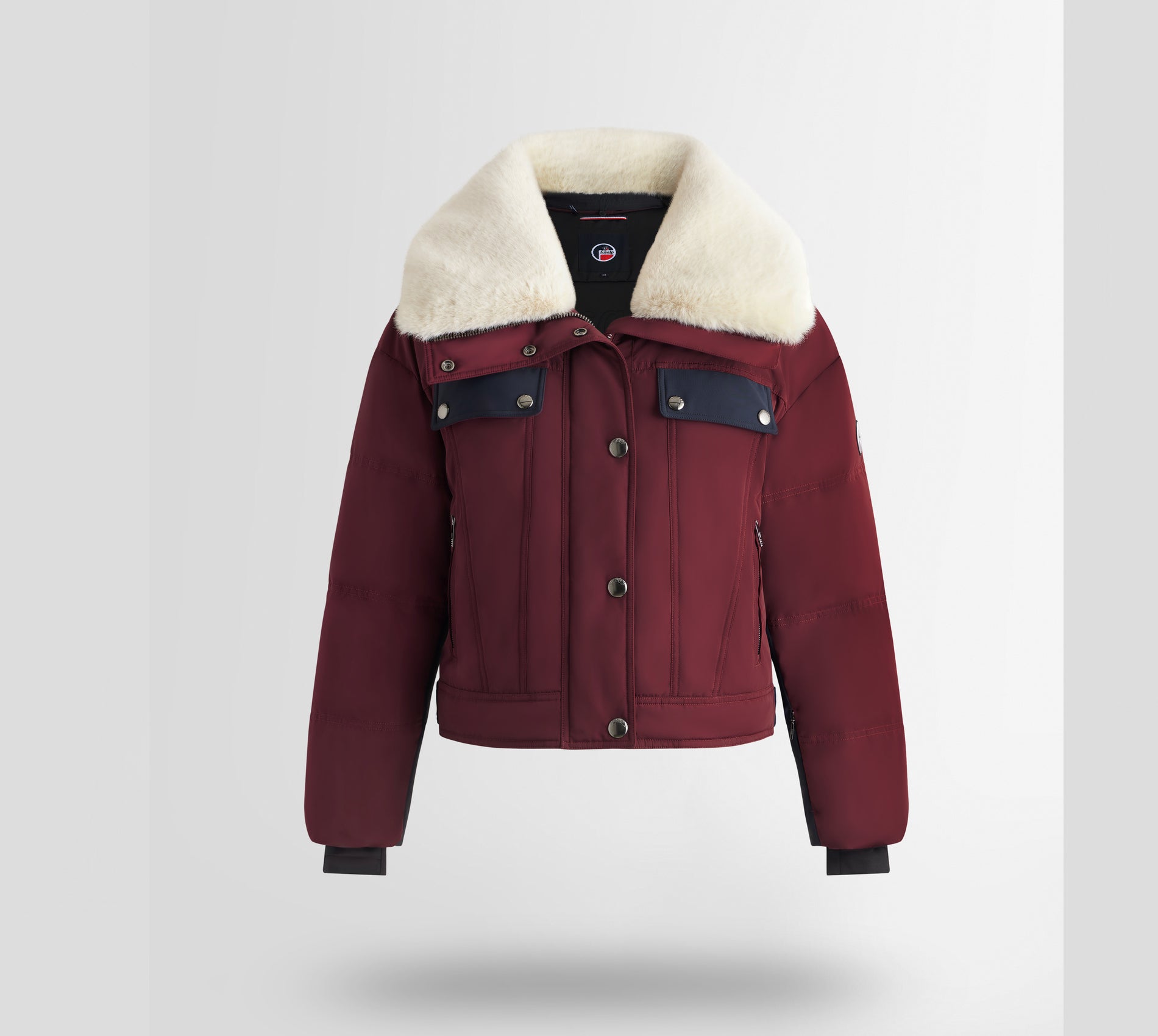 Veste de ski FUSALP Femme Lakki Acajou/Marin/Neige 2026