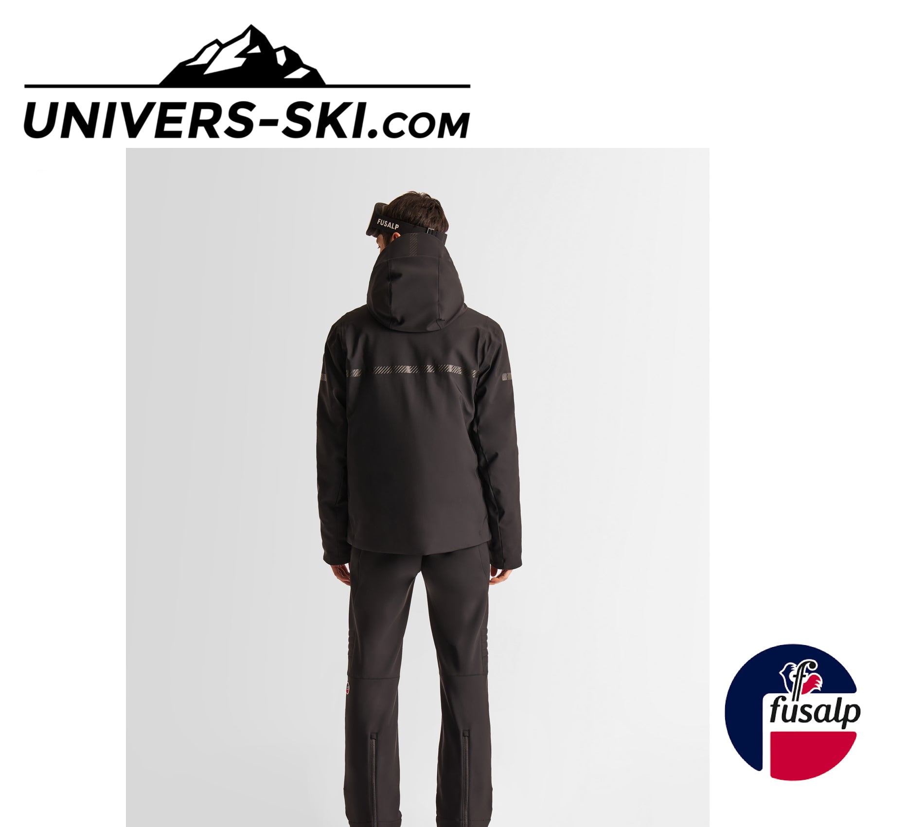 Veste de ski FUSALP Homme Elvan Noir 2025