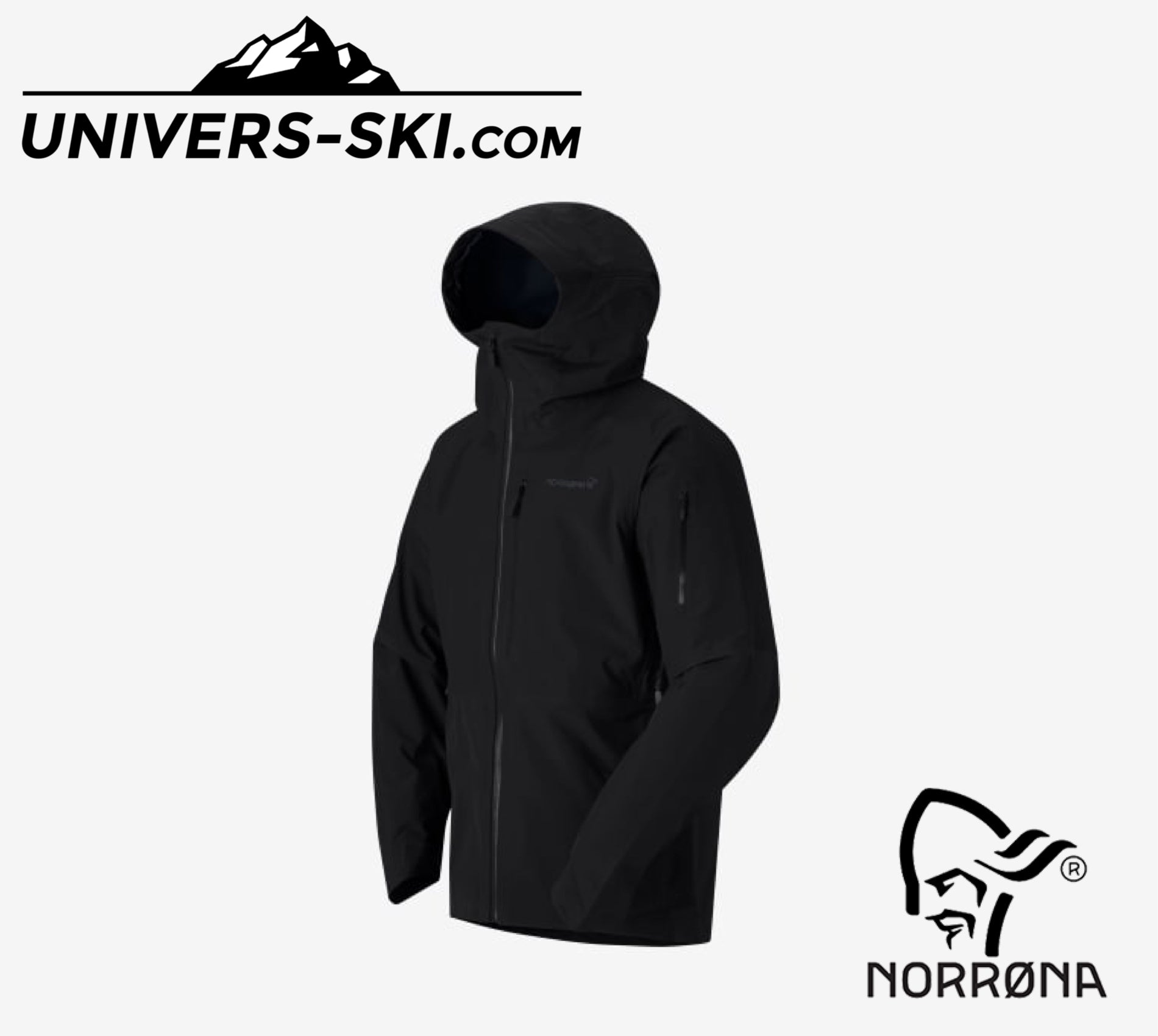 Veste de ski Homme NORRONA Lofoten Gore-Tex Insulated M’s Caviar Black 2026