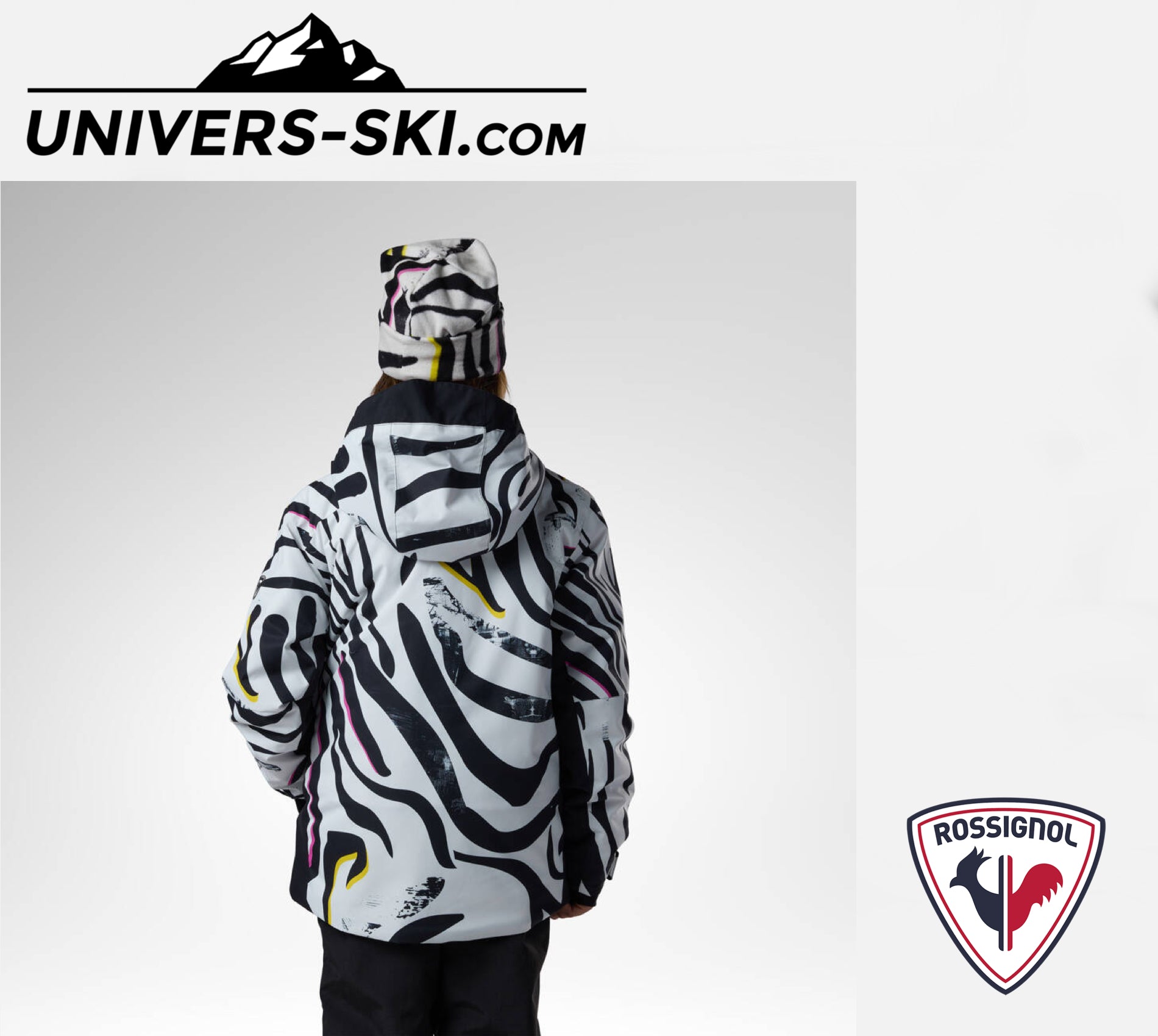 Veste de ski ROSSIGNOL JR Strawpile Insulated JKT Savage Black 2027