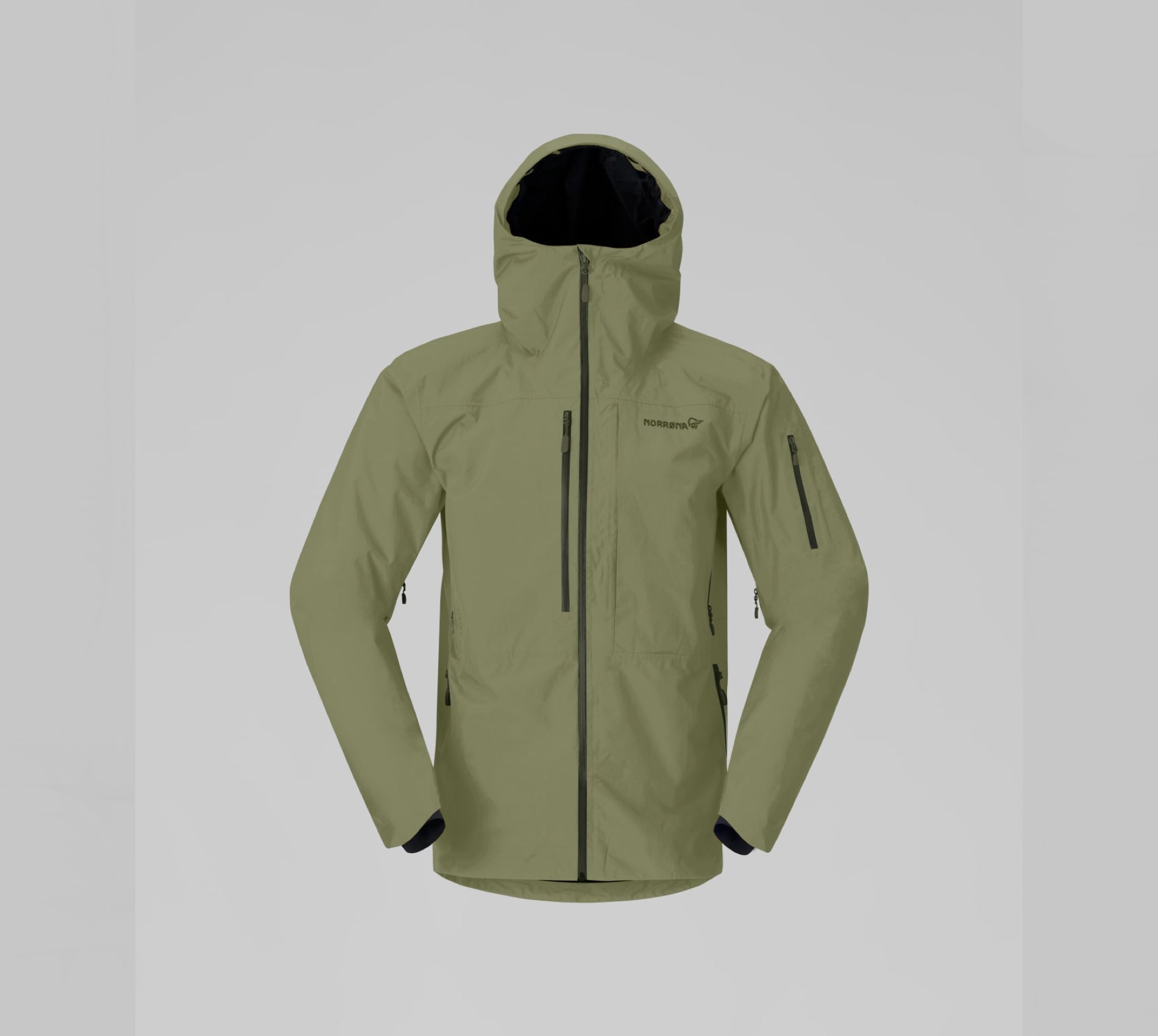 Veste de ski Homme NORRONA Lofoten Gore-Tex Insulated Jacket M’s Deep Lichen Green 2027