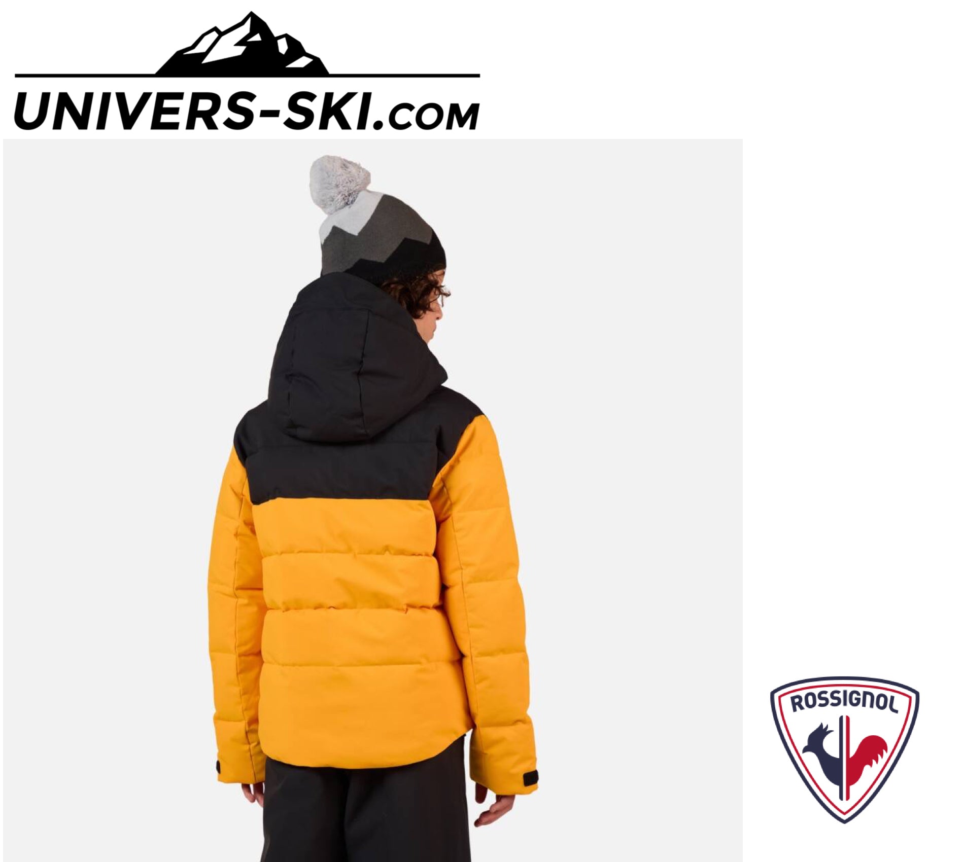 Veste de ski ROSSIGNOL Boy Siz Quilted JKT Saffron Ylw 2026