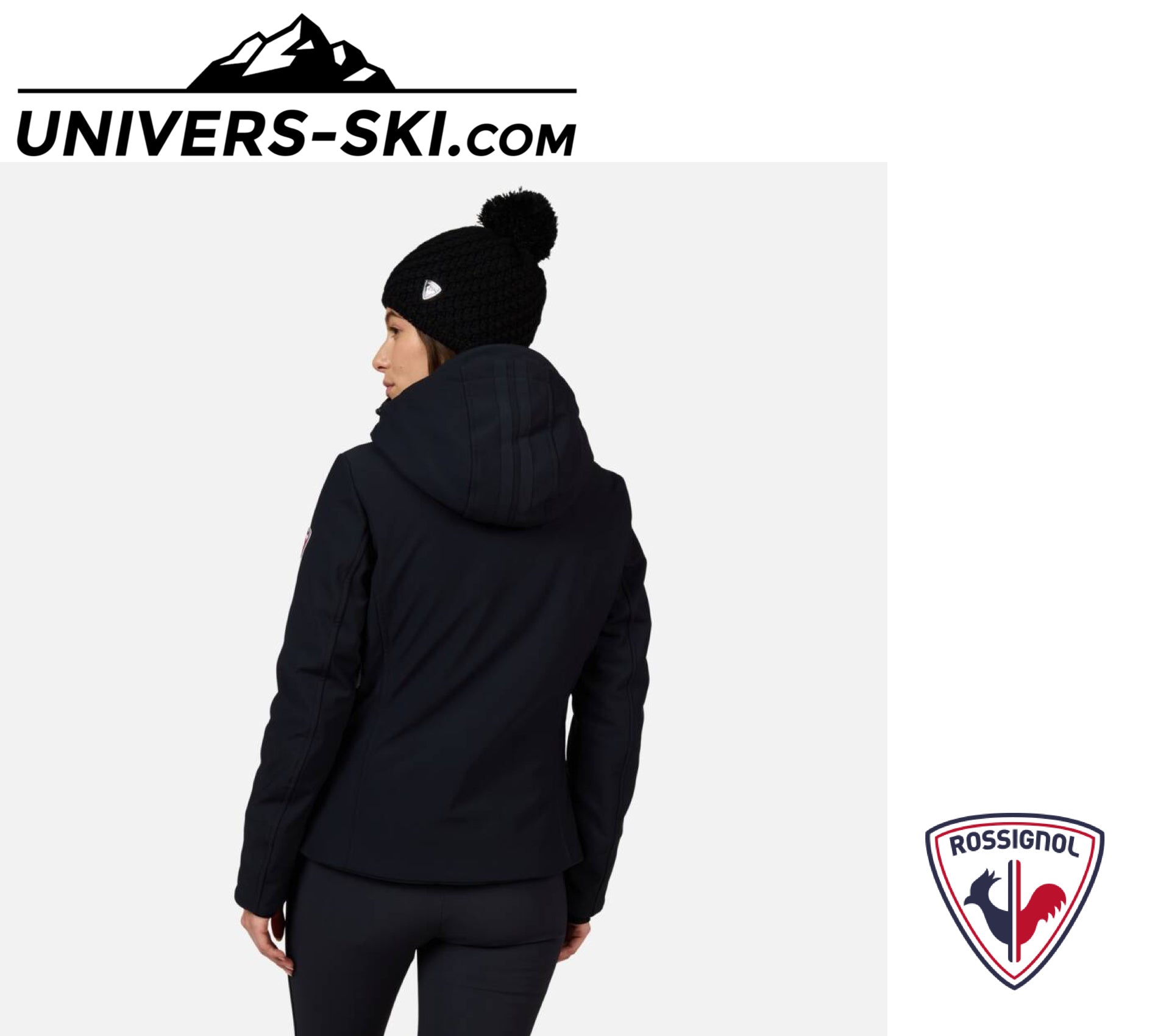 Veste de ski ROSSIGNOL Femme W Cieloalto JKT Black 2026