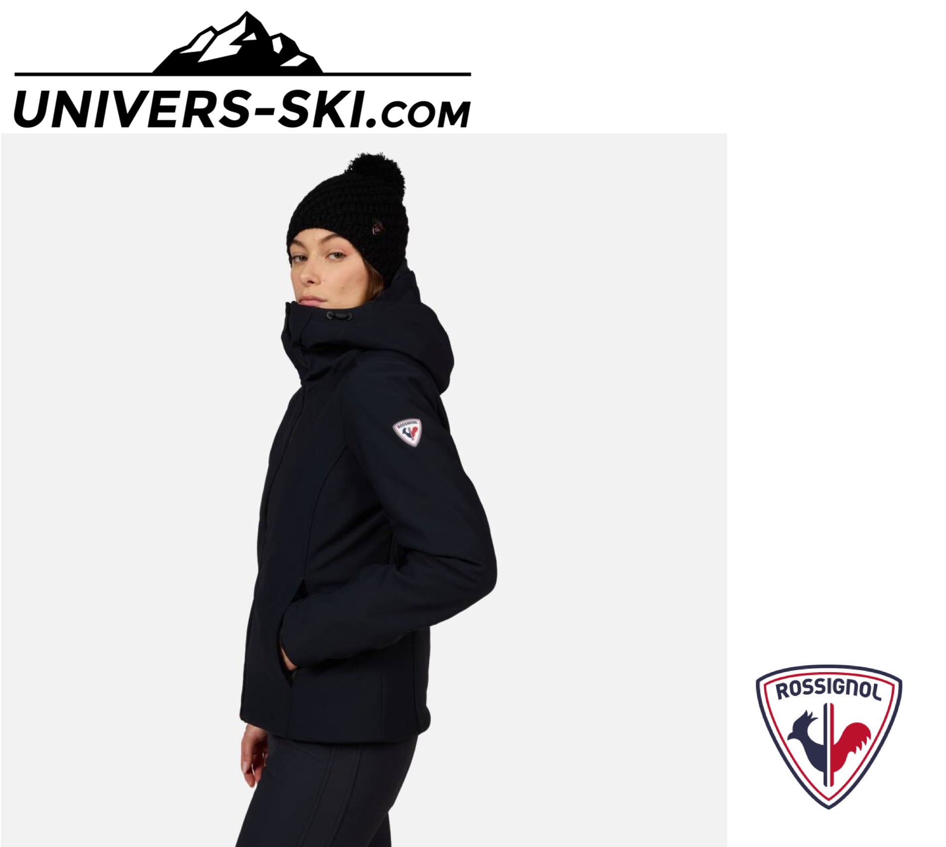 Veste de ski ROSSIGNOL Femme W Cieloalto JKT Black 2026