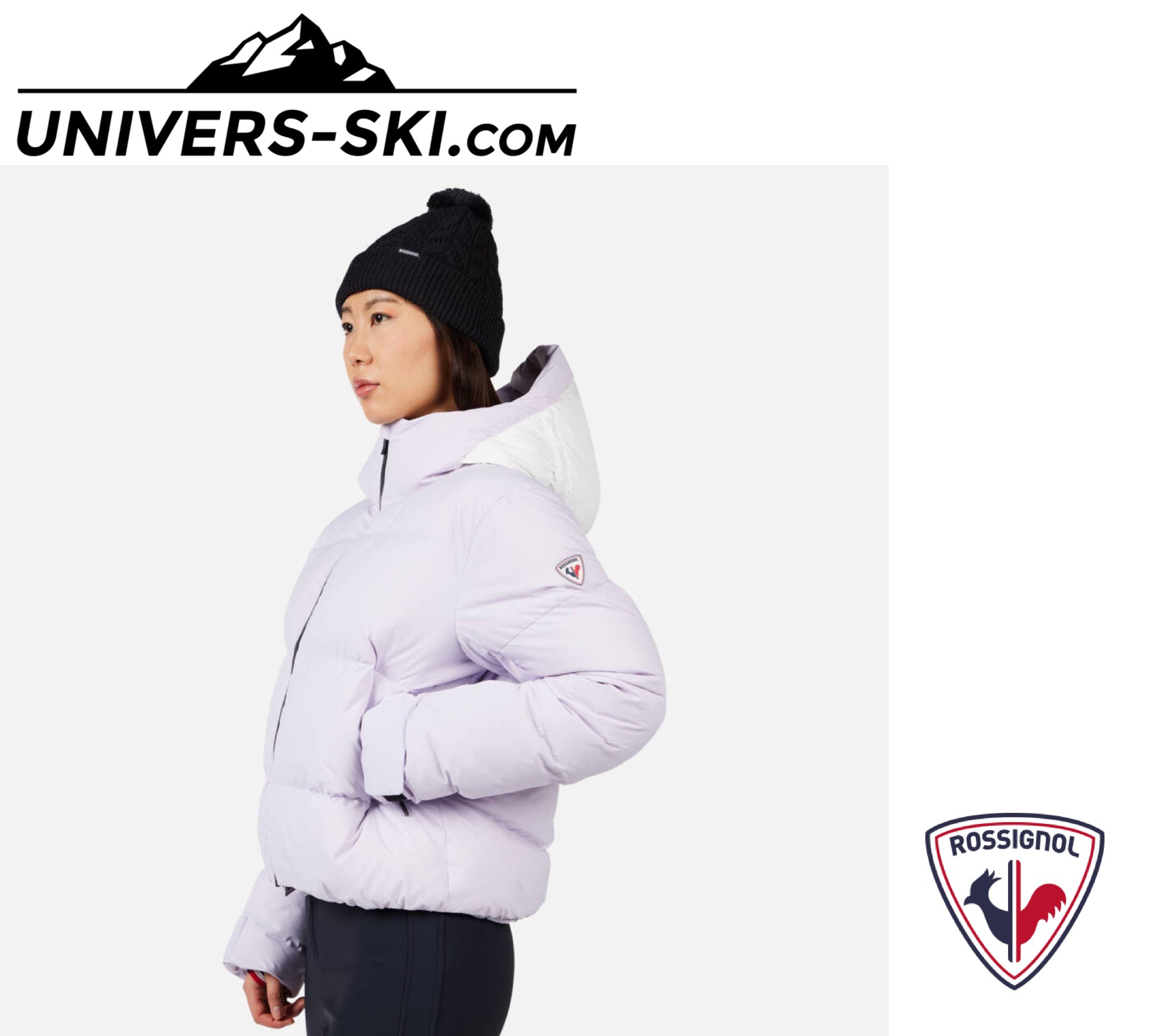 Veste de ski ROSSIGNOL Femme W Daille Down JKT Galactic Lilac 2026