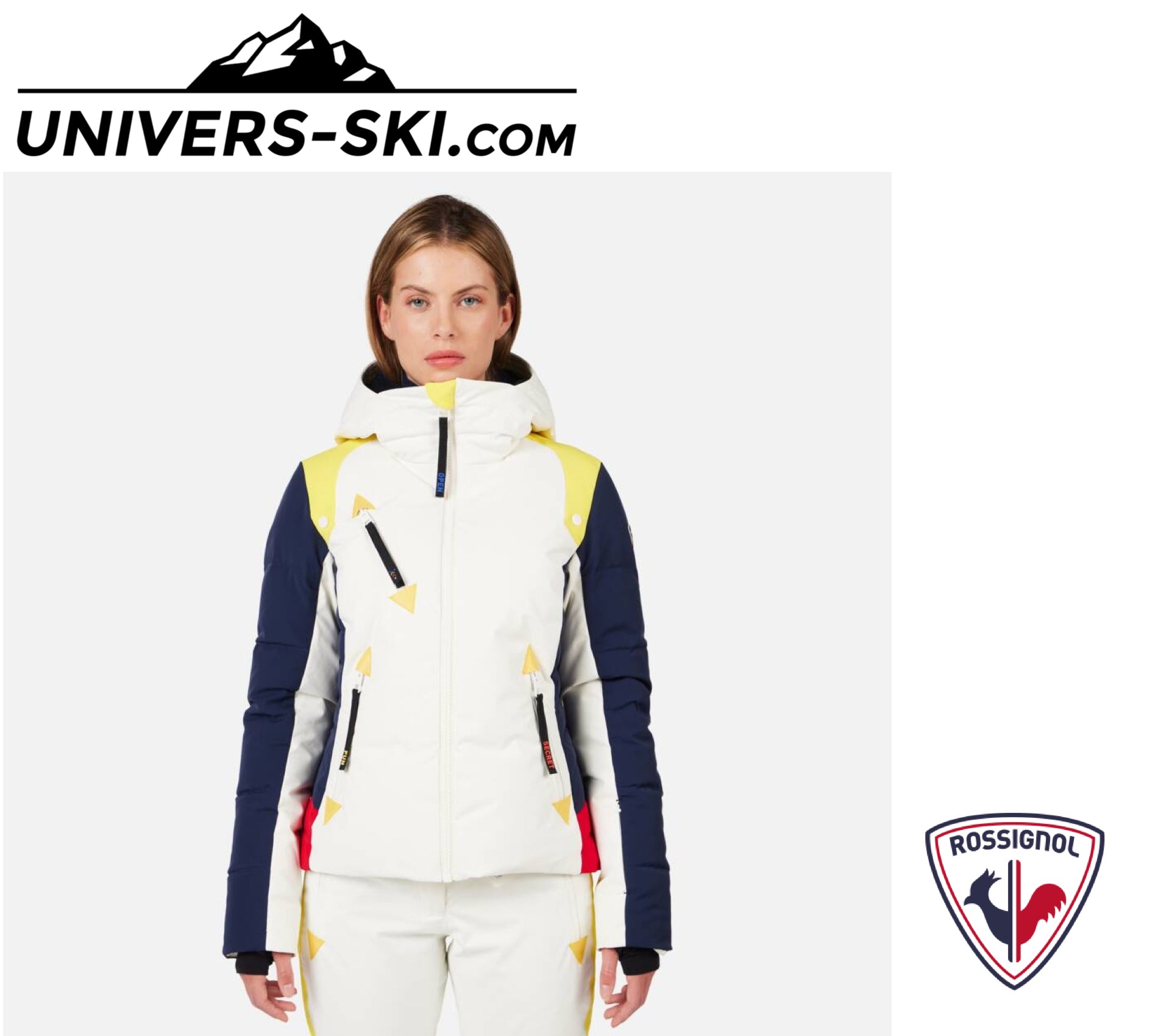 Veste de ski ROSSIGNOL Femme W JCC Valdiz Down JKT Artic 2026