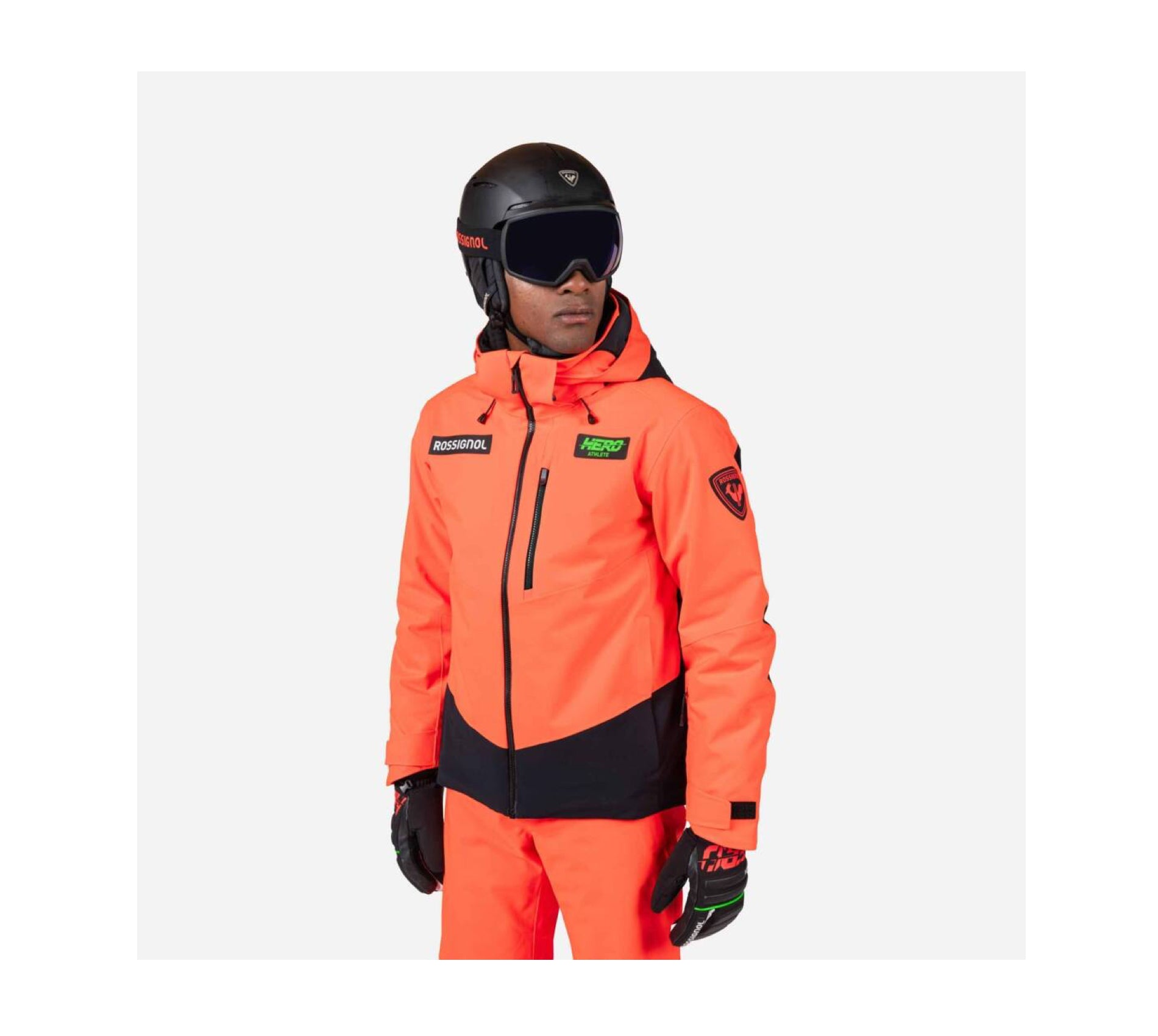 Veste de ski ROSSIGNOL Homme Hero Blackside Insulated JKT Neon Red 2026