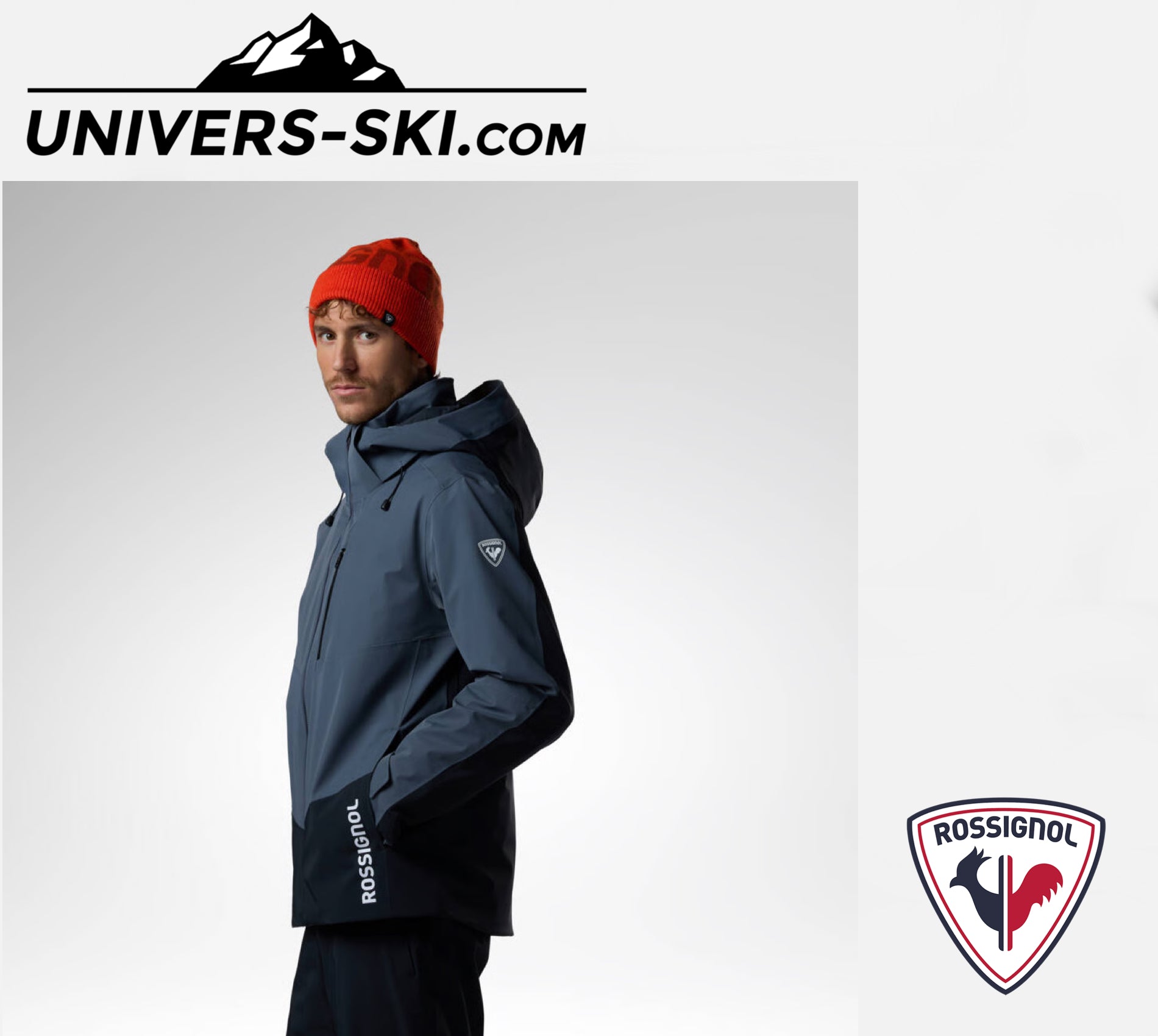 Veste de ski ROSSIGNOL Homme M Blackside Insulated JKT Turbulence Black 2027