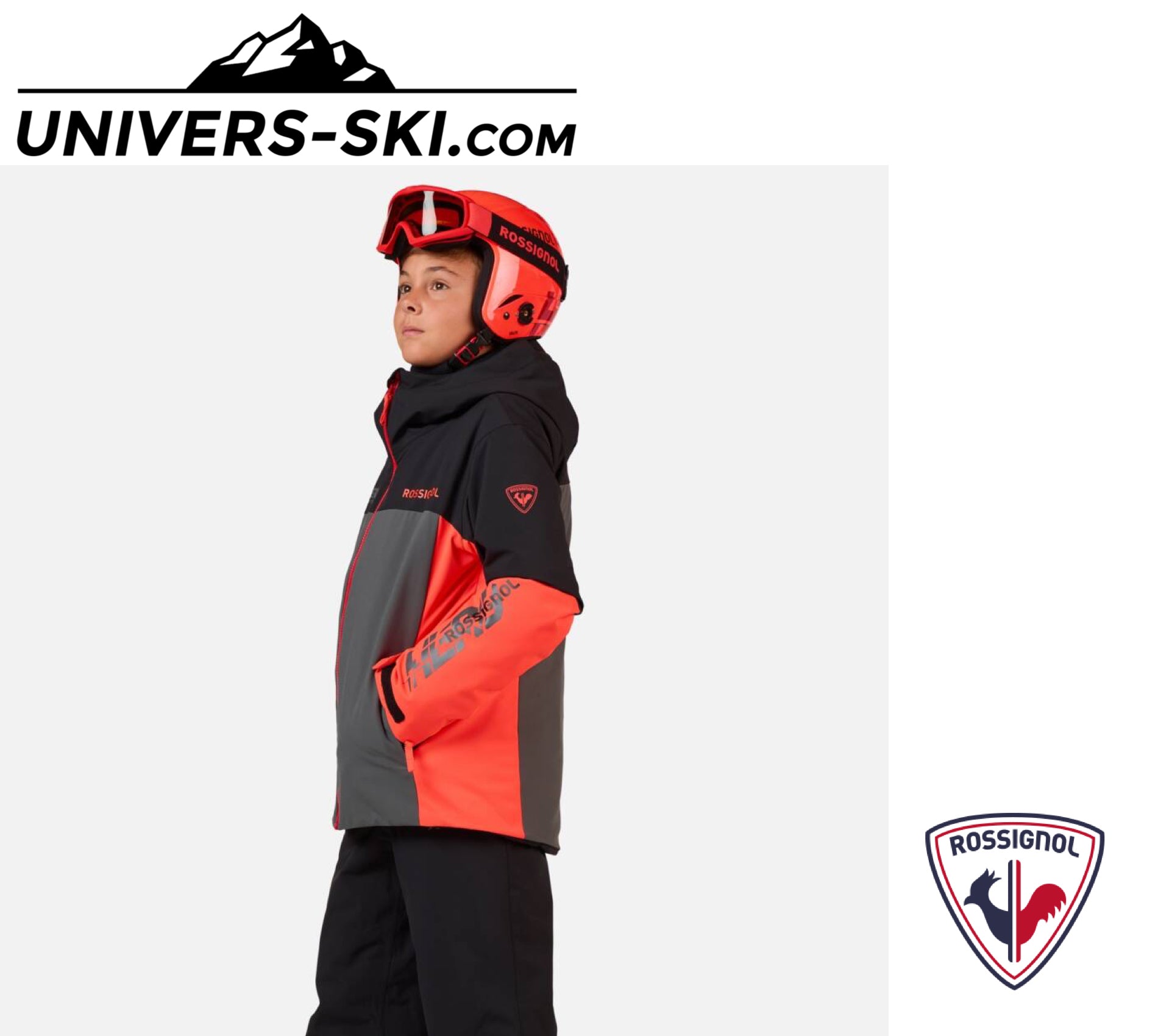 Veste de ski ROSSIGNOL JR Hero Velika Insulated Jkt Black 2026